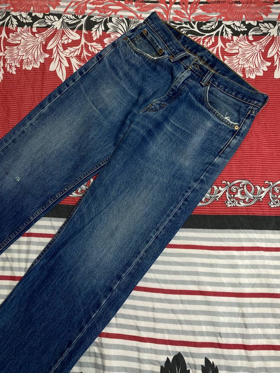 Levi's × Vintage Vintage Levi's 505 Signature Released Hem Jeans Size US 34 / EU 50 - 17 Thumbnail