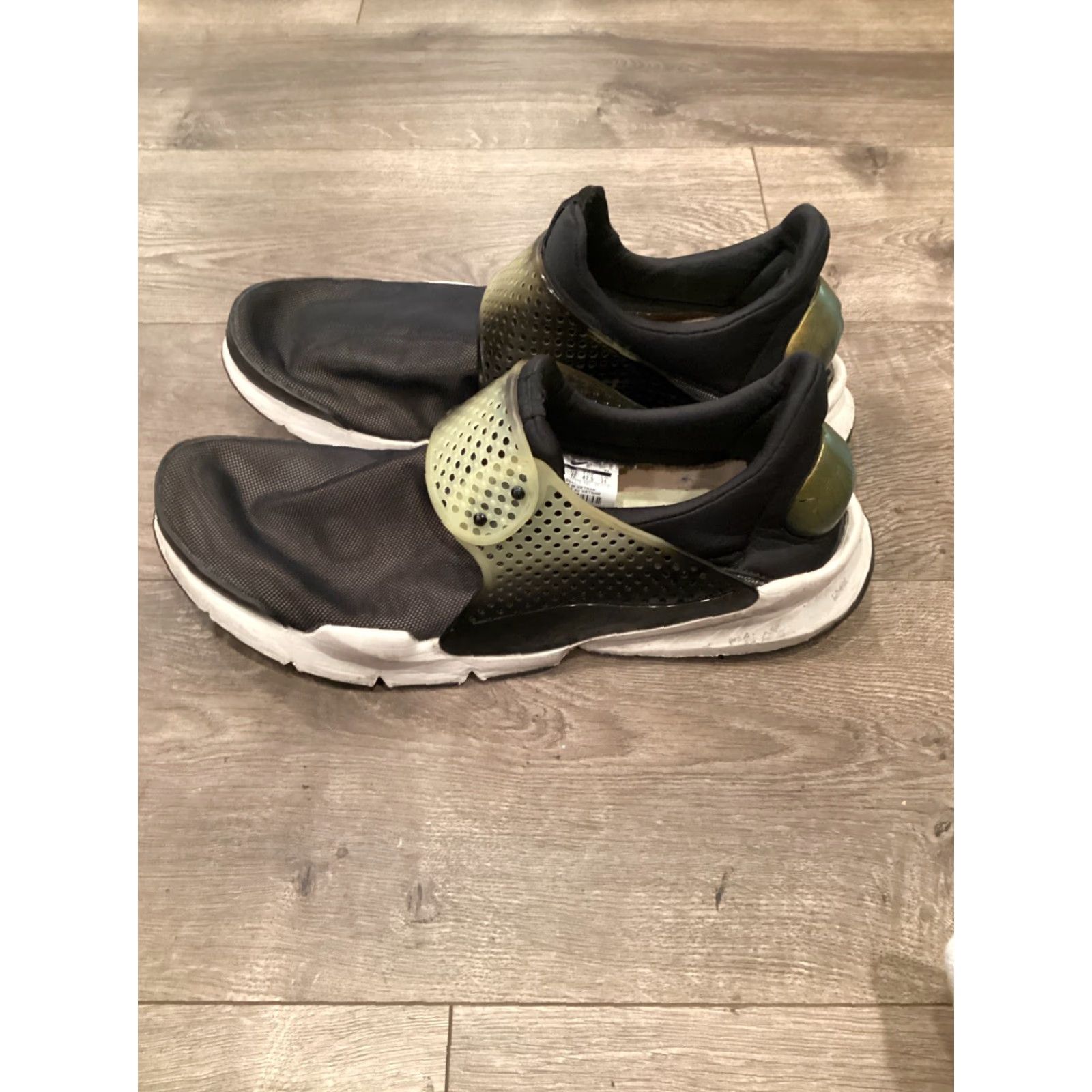 Nike Nike Sock Dart Men's Running Shoes Low Top Size 13 Black Breathable Nike Athletic Sneakers Mens Size ONE SIZE - 2 Thumbnail