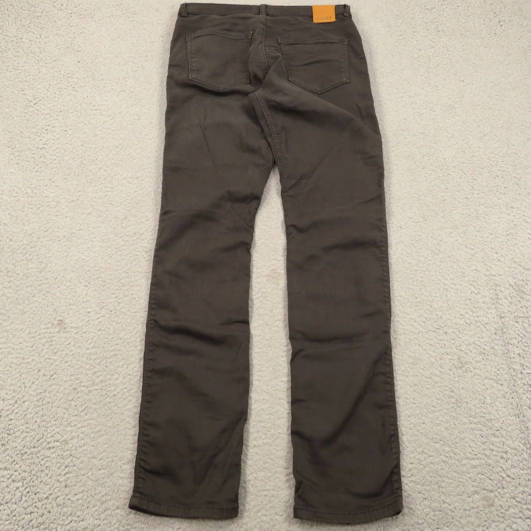 Vintage DU/ER Pants Womens Slim Straight 28x32 Travel Casual Workwear Size 28" / US 6 / IT 42 - 2 Thumbnail