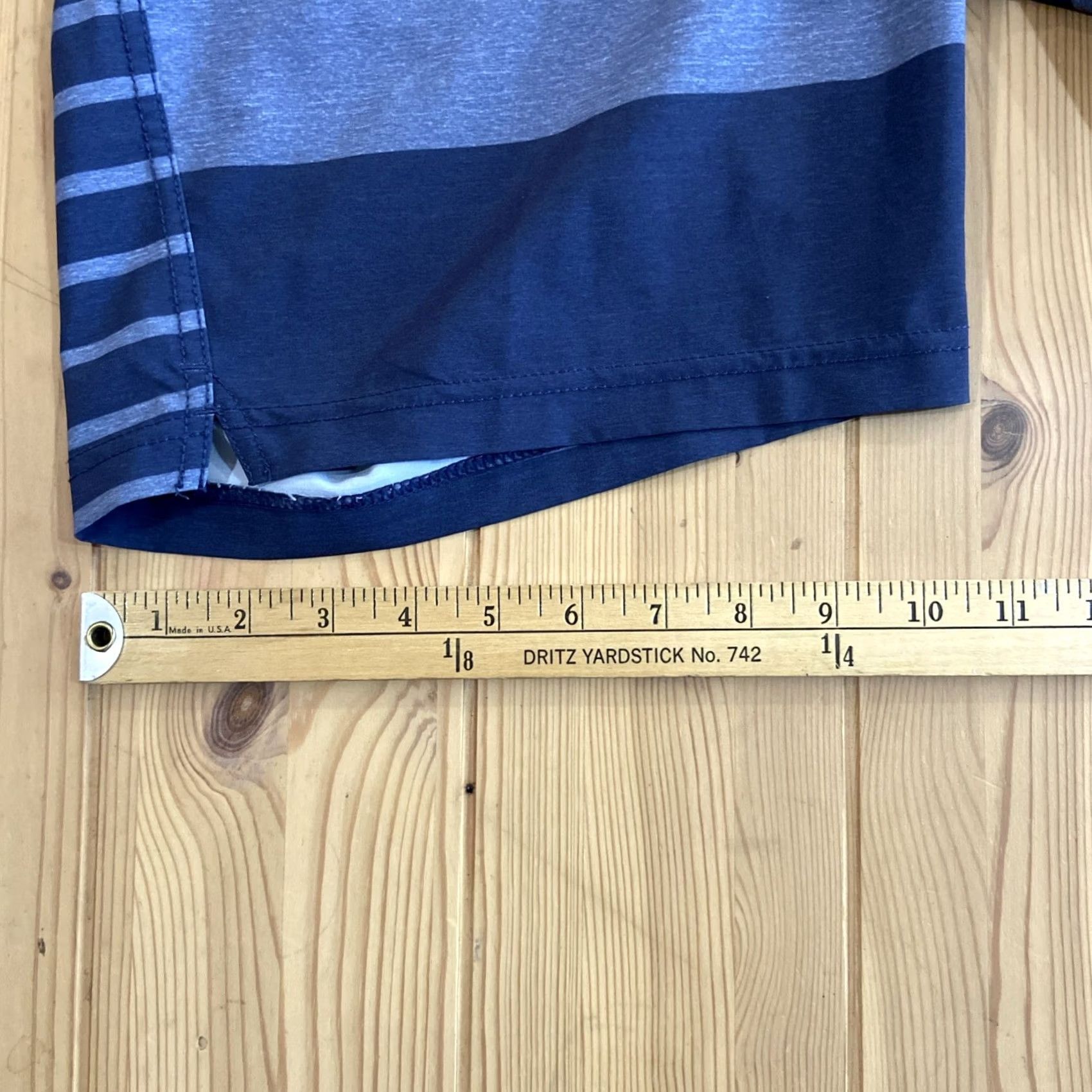 Vuori Vuori Cruise Performance Board Shorts Swim Trunks 4 Way Stretch VCycled Fabric Striped Mens 32 Regular Bottom Size US 32 / EU 48 - 5 Thumbnail