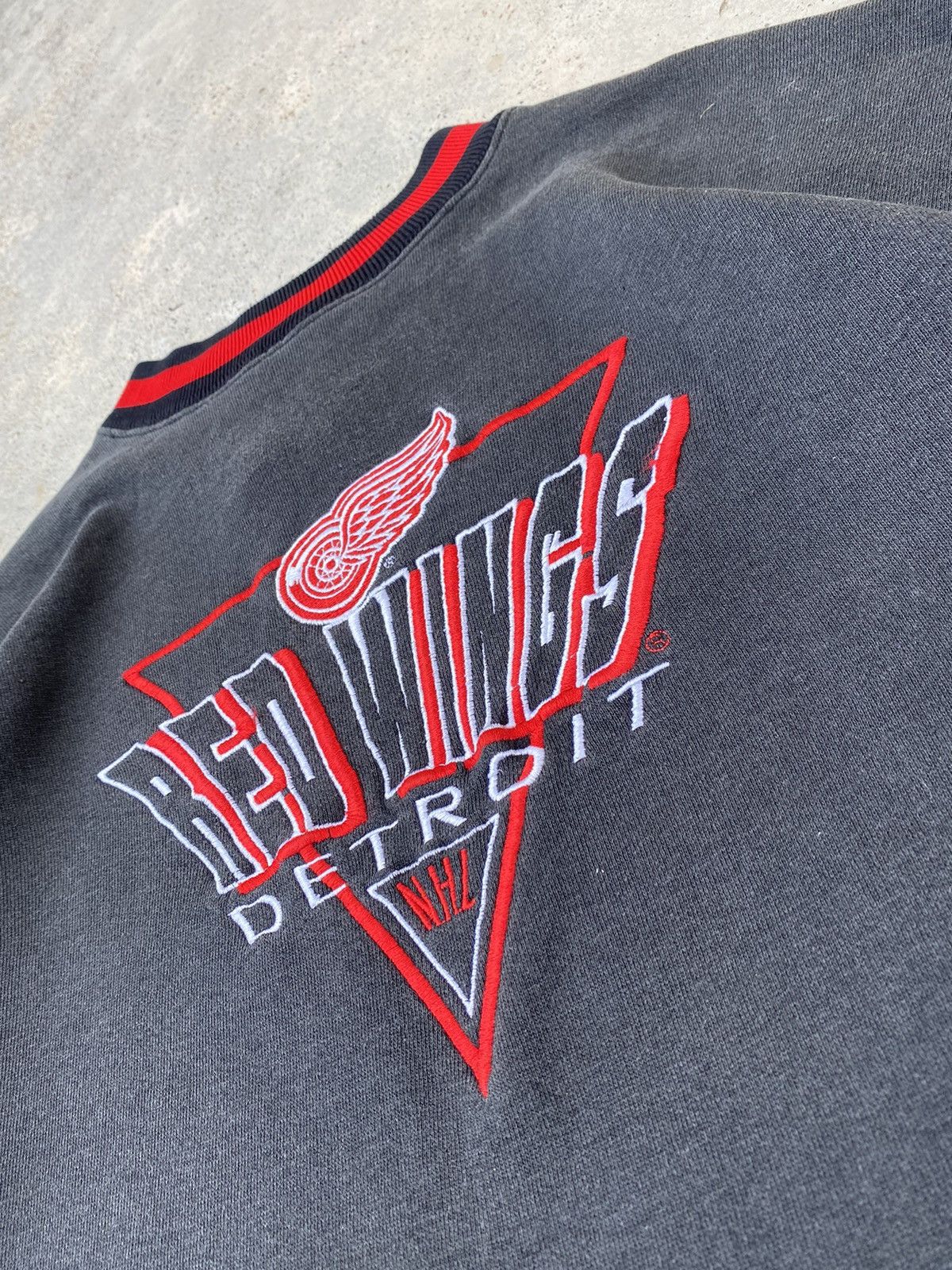 NHL Vintage 90s Detroit Red Wings NHL Tupac Shakur Size US L / EU 52-54 / 3 - 3 Thumbnail