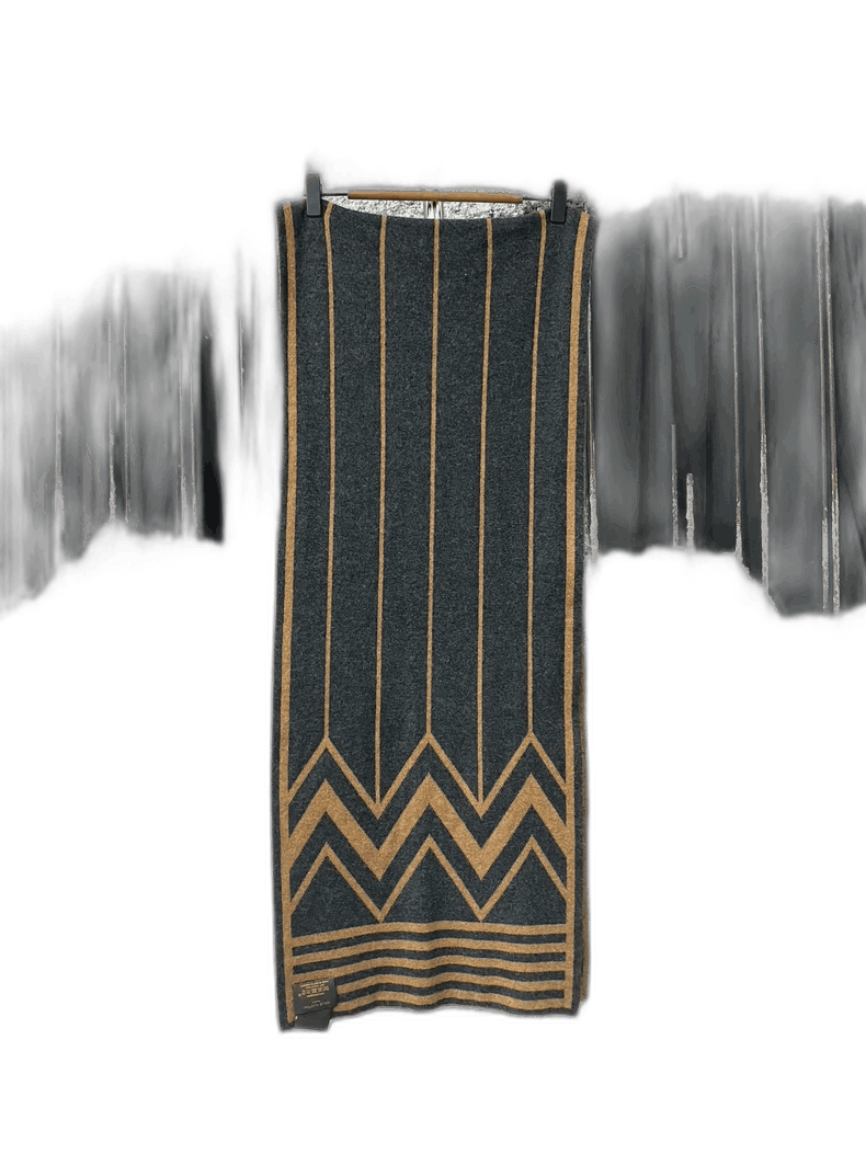 Louis Vuitton louis vuitton striped scarf in black and gold-2507 Size ONE SIZE - 1 Thumbnail