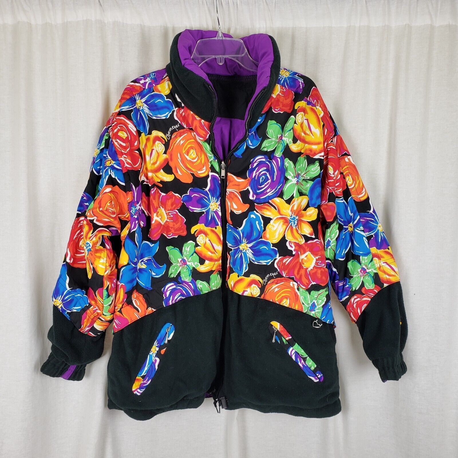 Obermeyer Obermeyer Orange Blossom Reversible Puffer Ski Parka Jacket Size XL / US 12-14 / IT 48-50 - 1 Thumbnail