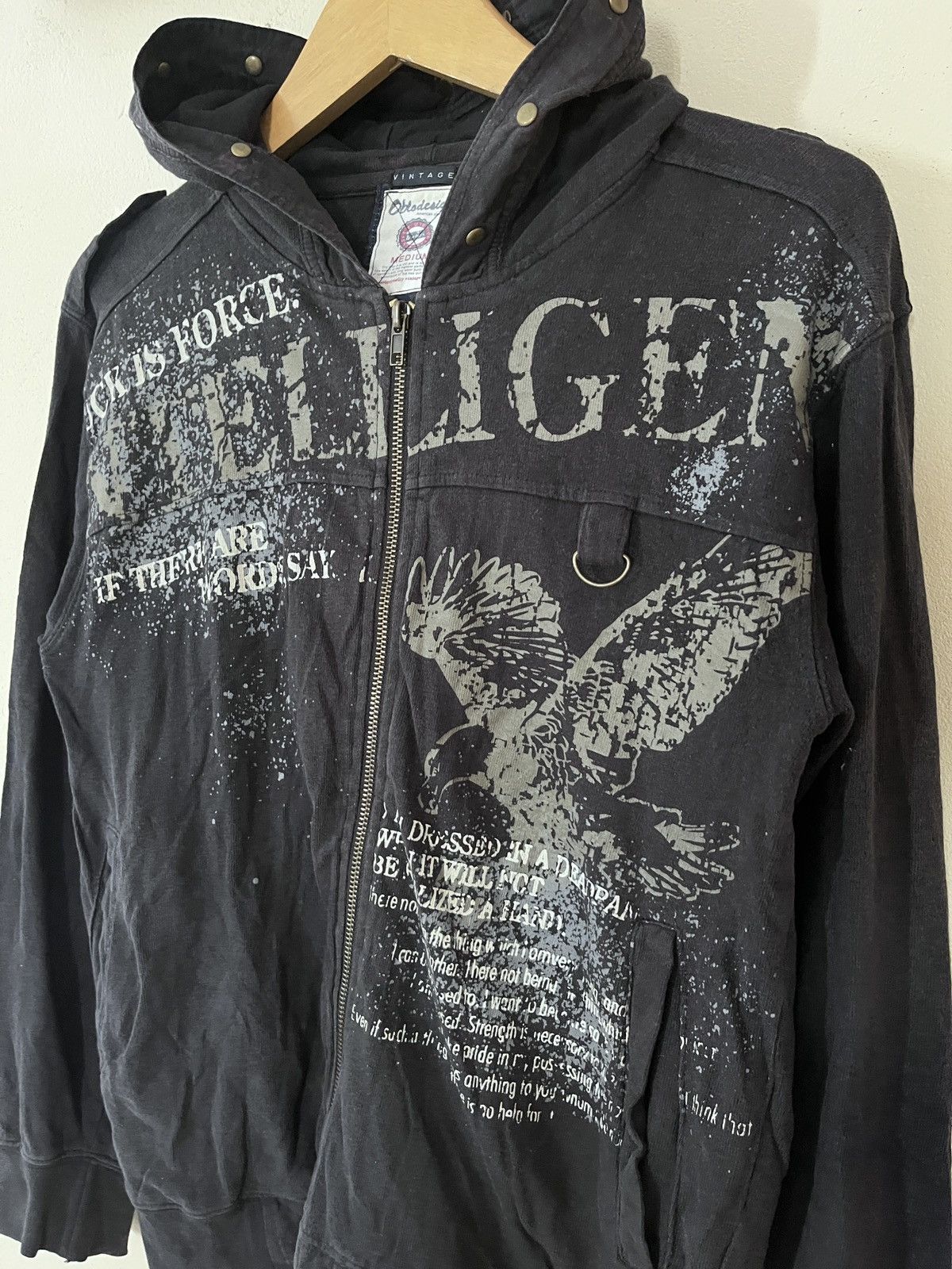 Japanese Brand Japanese OBLODESIGU Poem hood punk Size US S / EU 44-46 / 1 - 3 Thumbnail