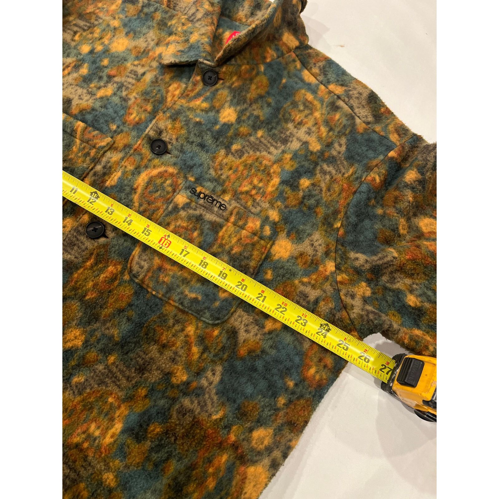 Supreme Supreme FW21 Paisley Fleece Shirt Size US L / EU 52-54 / 3 - 4 Thumbnail
