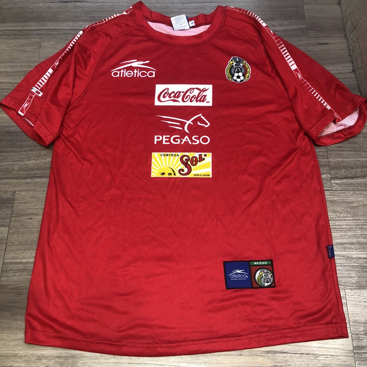 Soccer Jersey Mexico 01/02 training jersey Grailed
