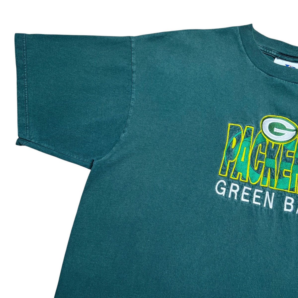 Logo Athletic 90s NFL Green Bay Packers Logo Athletic Embroidered T-Shirt Size US XXL / EU 58 / 5 - 6 Thumbnail