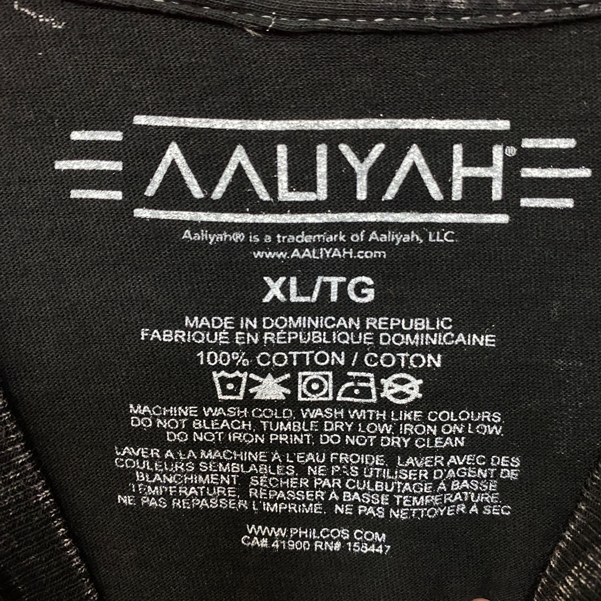 Rap Tees Aaliyah Princess Of RnB mineral Wash Tshirt size XL Size US XL / EU 56 / 4 - 4 Thumbnail