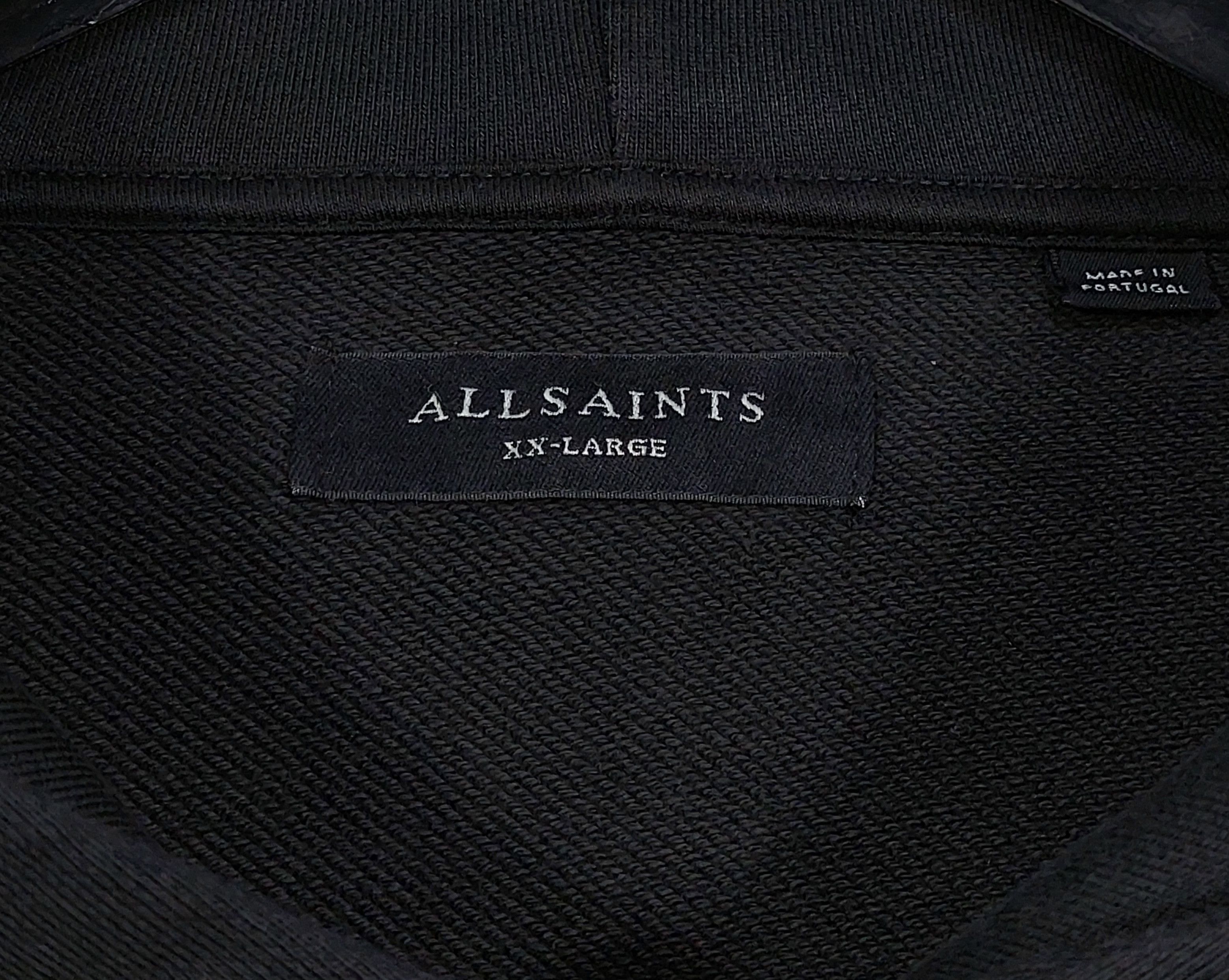 Allsaints logo print hoodie - black XXL Size US XXL / EU 58 / 5 - 3 Thumbnail