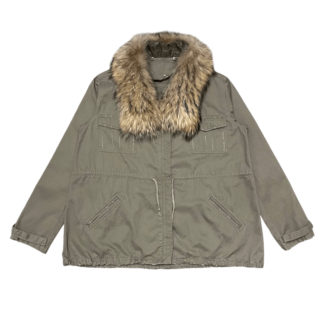 If Six Was Nine Vintage Japanese Brand Fur Collar Jacket "Just Kiss Me Baby" Size US M / EU 48-50 / 2 - 1 Thumbnail