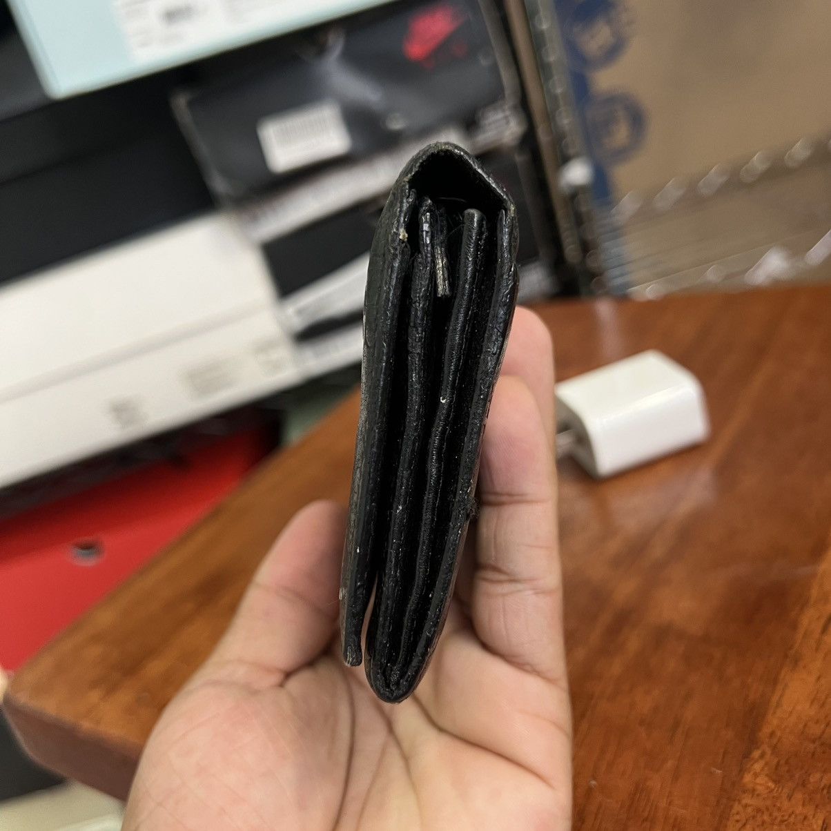 Gucci Gucci Guccissima Long Wallet Black Size ONE SIZE - 9 Thumbnail