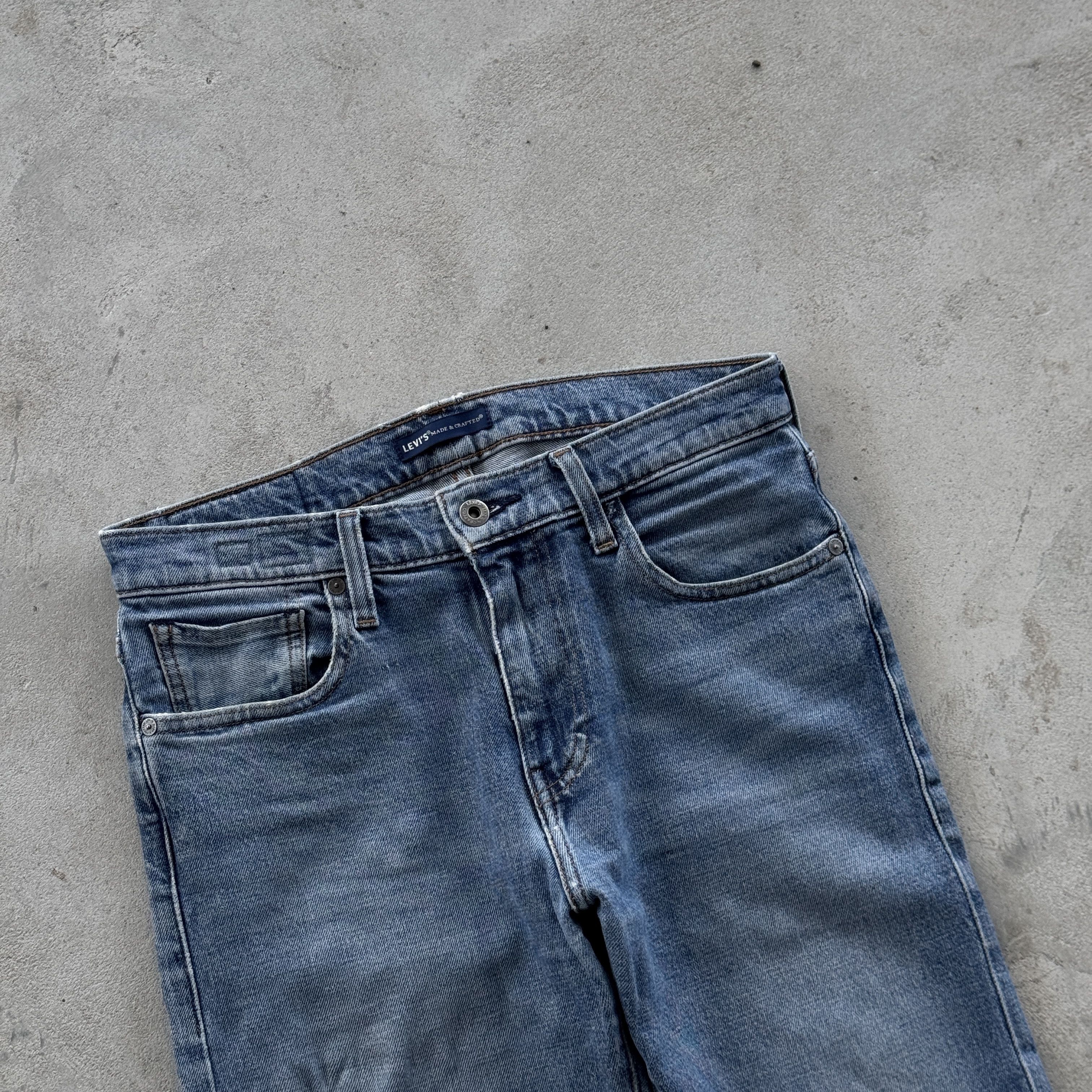 Levi's Levi's 512 Slim Taper Selvedge Denim Blue Jeans 30x34 Size US 30 / EU 46 - 5 Thumbnail