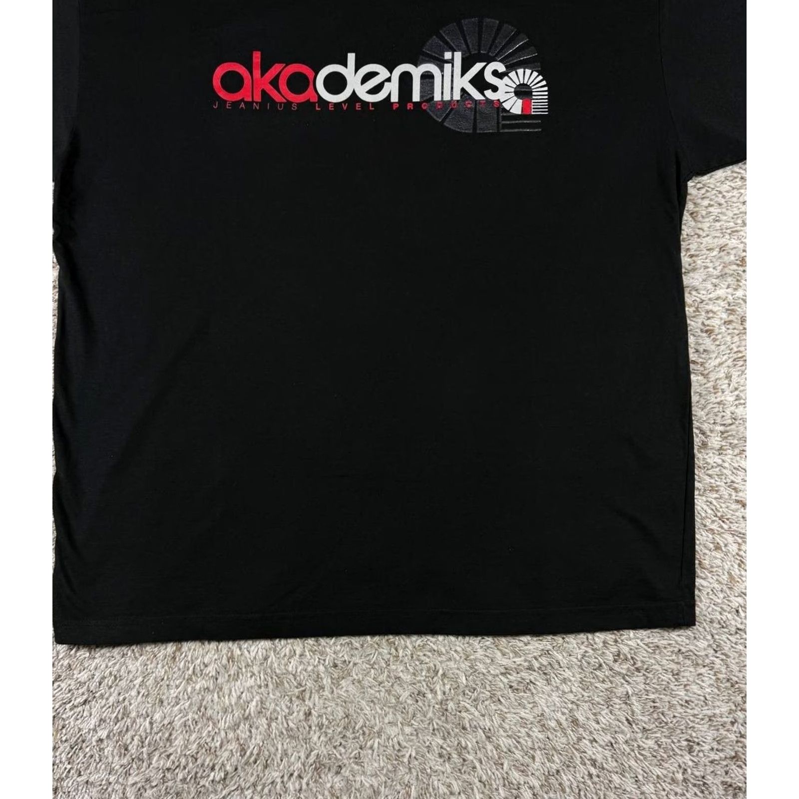 Akademiks VINTAGE Akademiks Shirt XXL Black Hip Hop Graphic Front Back Logo Tee Men Mens 2XL Summer Spring Fall Graphic Print Size US XXL / EU 58 / 5 - 3 Thumbnail