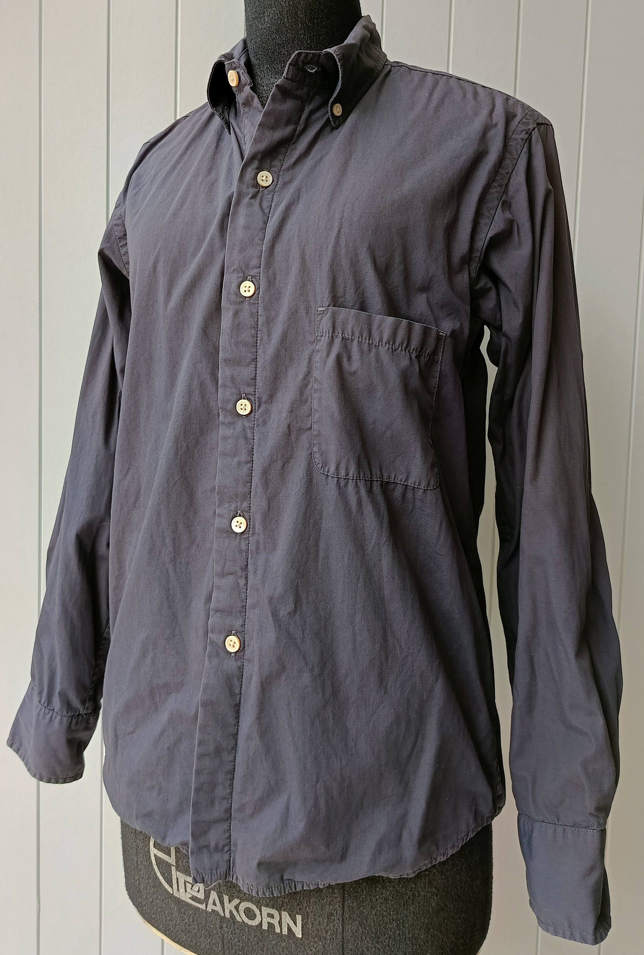 45rpm 45RPM NMD studio by R 1 solid dark gray small lined shirt Size US S / EU 44-46 / 1 - 9 Thumbnail