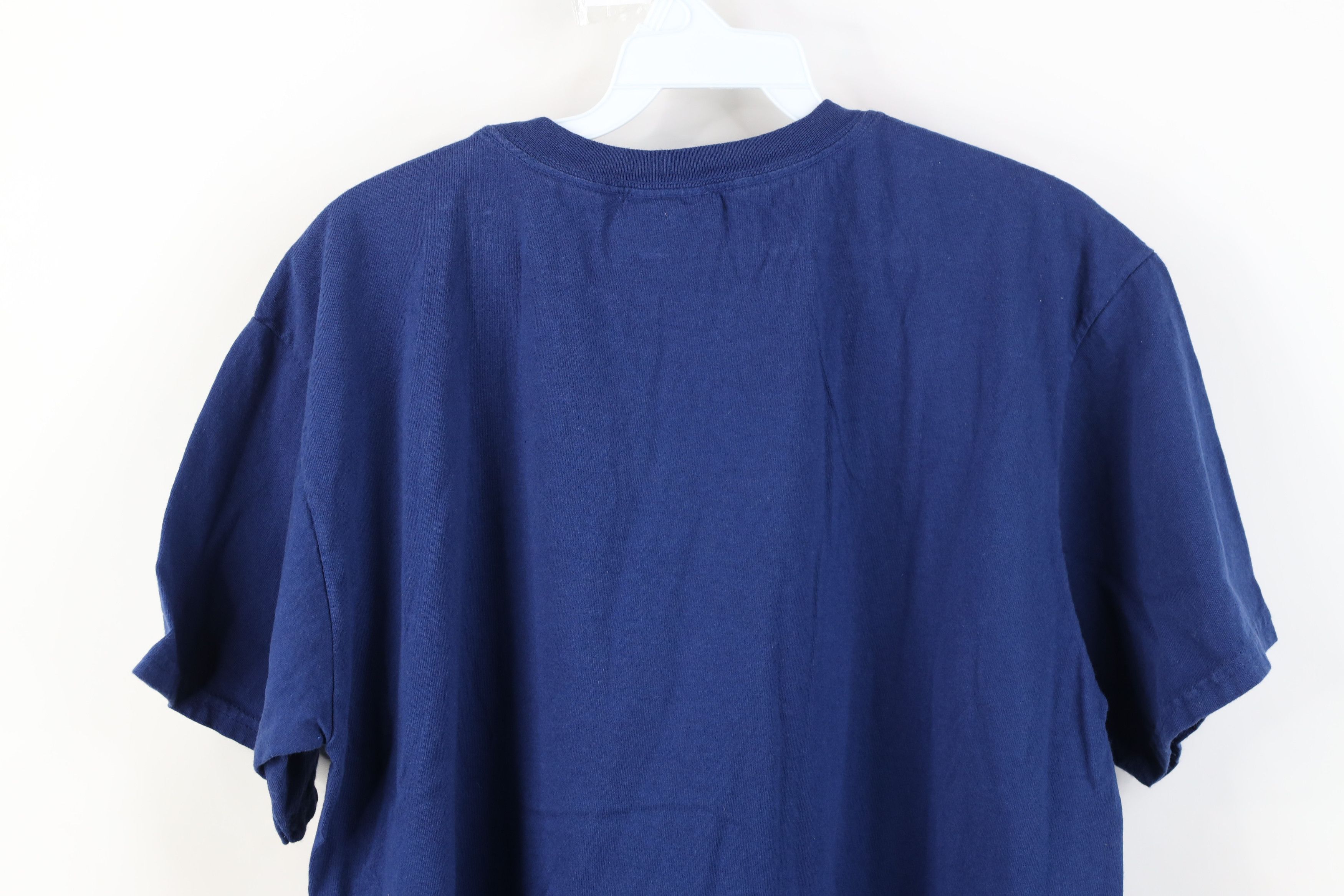 Ralph Lauren Vintage 90s Ralph Lauren Spell USA Flag T-Shirt Blue Cotton Size US M / EU 48-50 / 2 - 14 Thumbnail