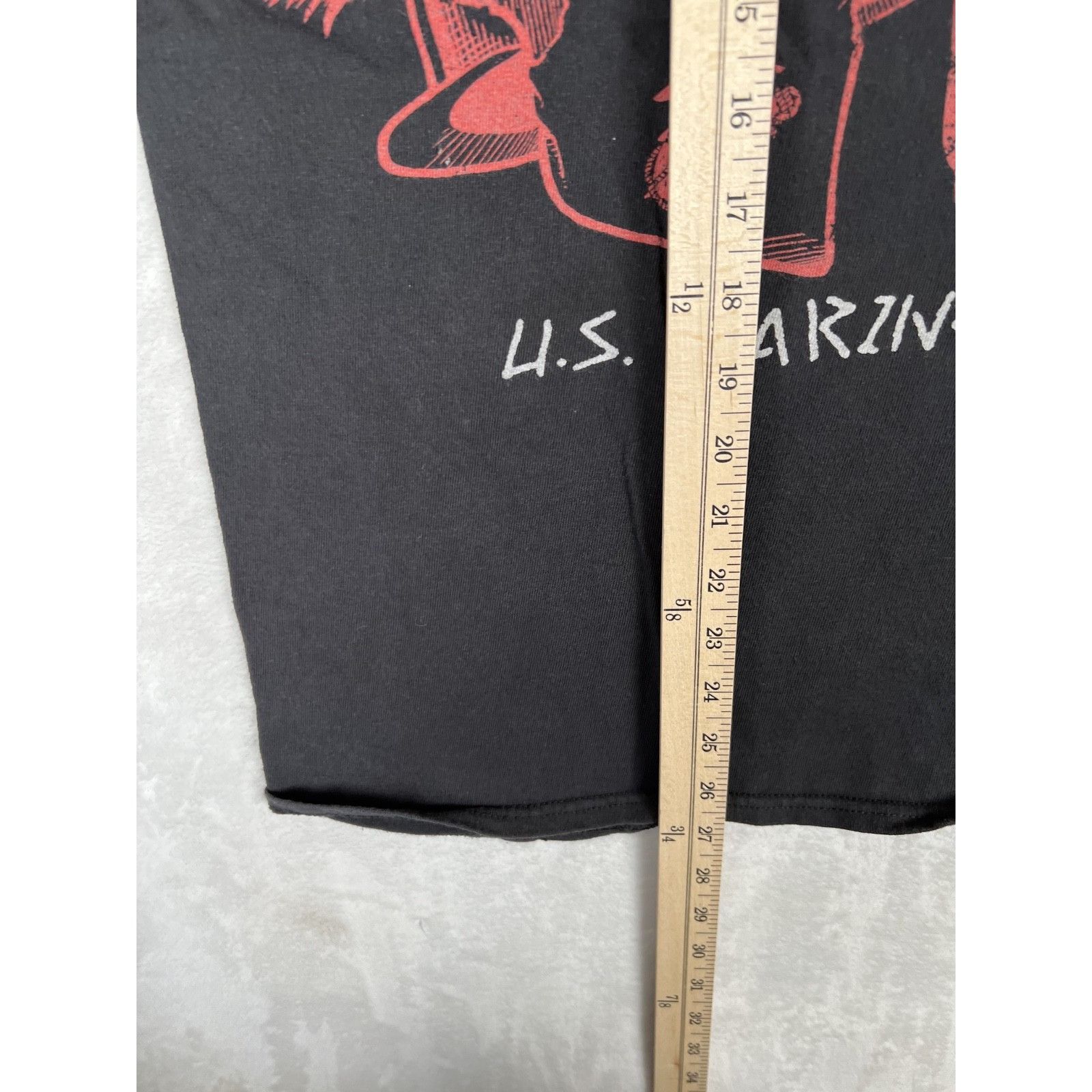 Other Black Ink Design USMC T-Shirt US Marines Warrior Ethos Men's Size US XL / EU 56 / 4 - 3 Thumbnail