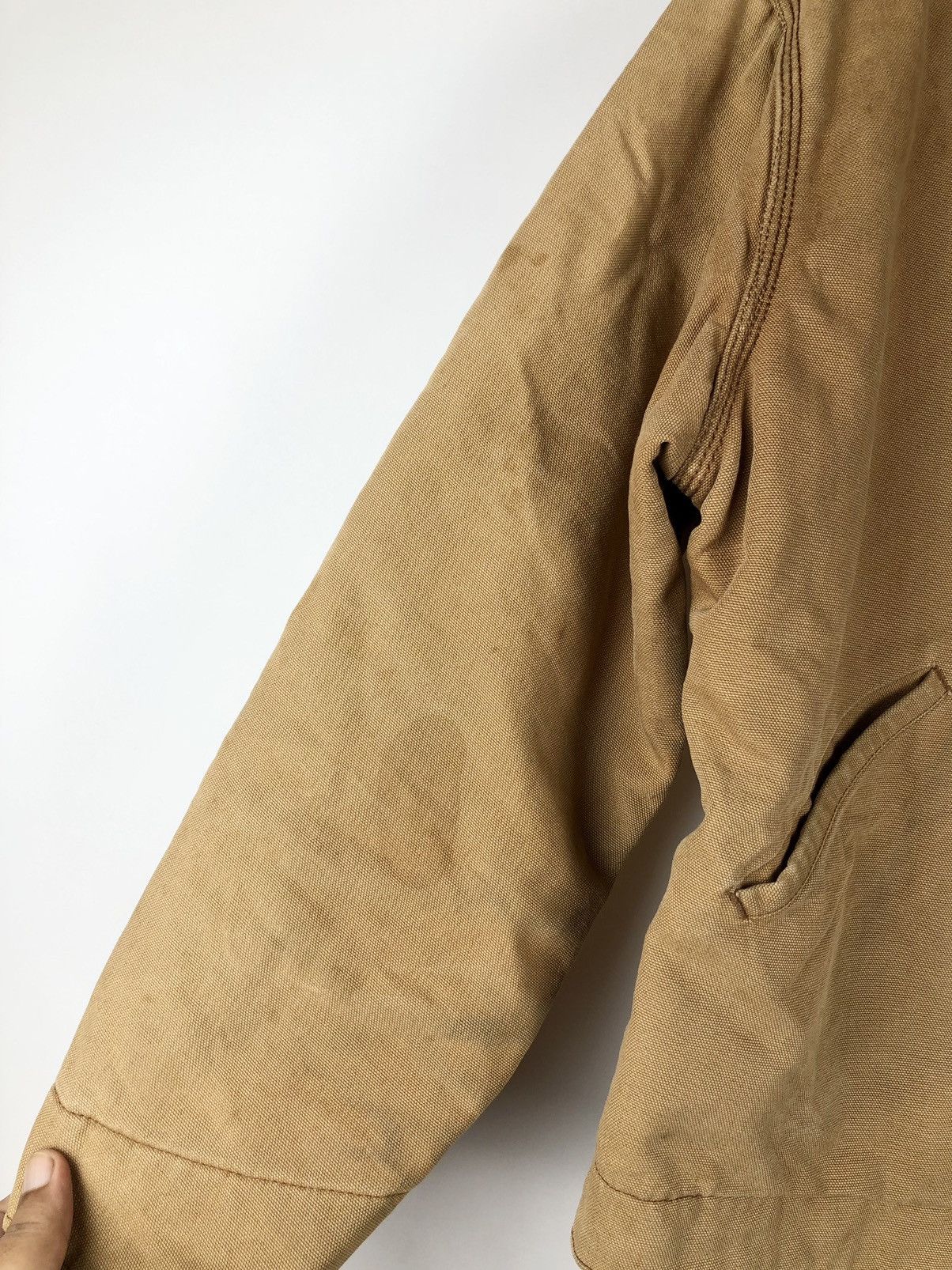 Carhartt × Vintage TRUE VTG 80s Carhartt Duck Canvas Detroit Work Jacket Size US L / EU 52-54 / 3 - 6 Thumbnail