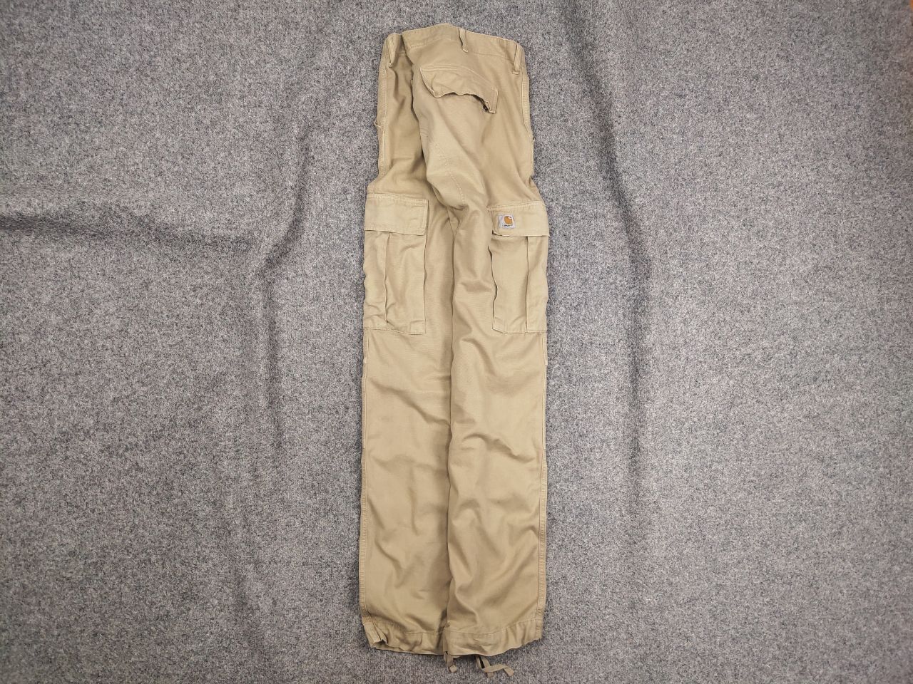 Carhartt Vintage 90's Carhartt Beige Faded Canvas Regular Cargo Pants Size US 38 / EU 54 - 1 Thumbnail