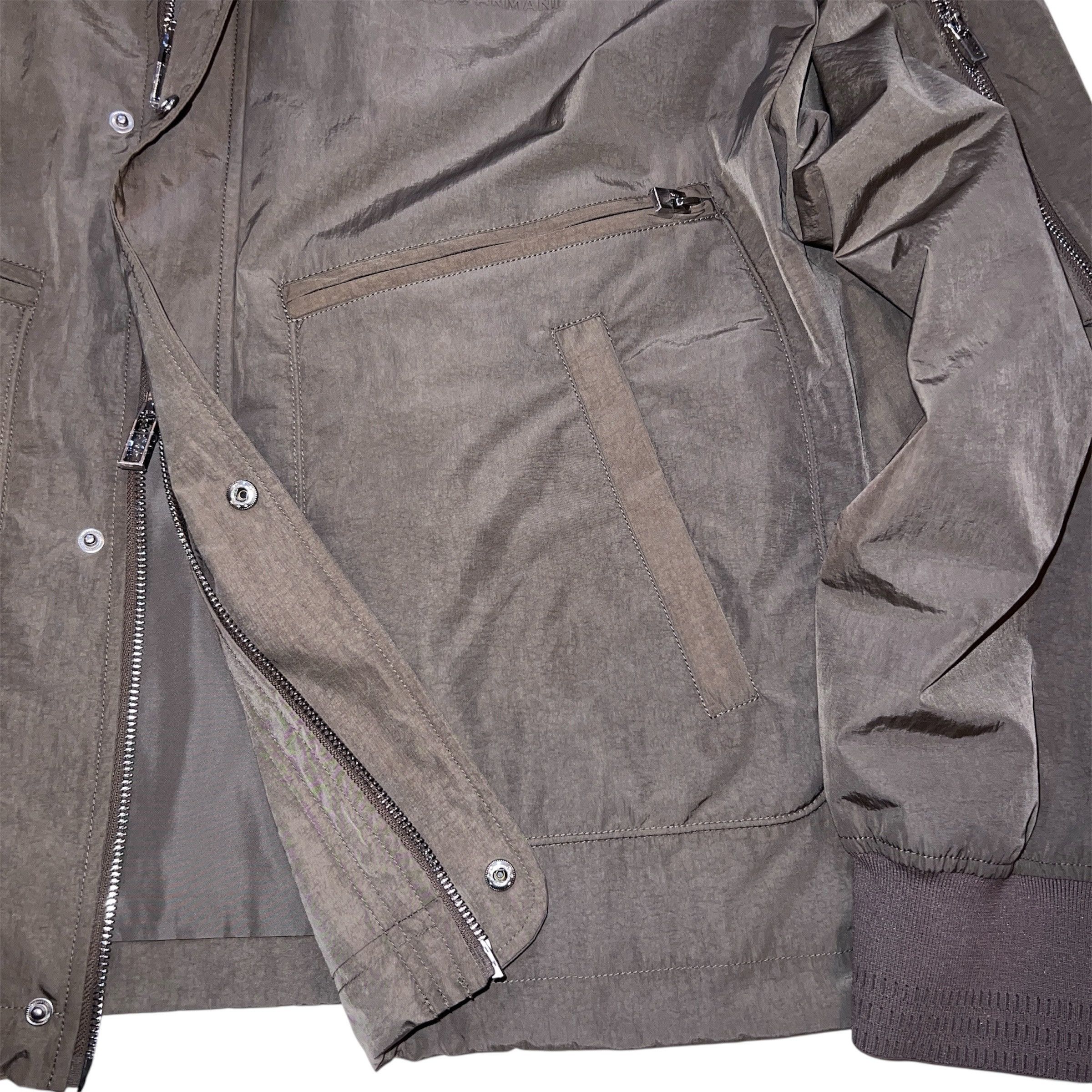 Emporio Armani $1350 EMPORIO ARMANI All-weather blouson Khaki 52 Size US L / EU 52-54 / 3 - 3 Thumbnail