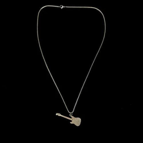 VIBE Guitar Necklace Y2K Gothic Punk Chain Size ONE SIZE - 4 Thumbnail