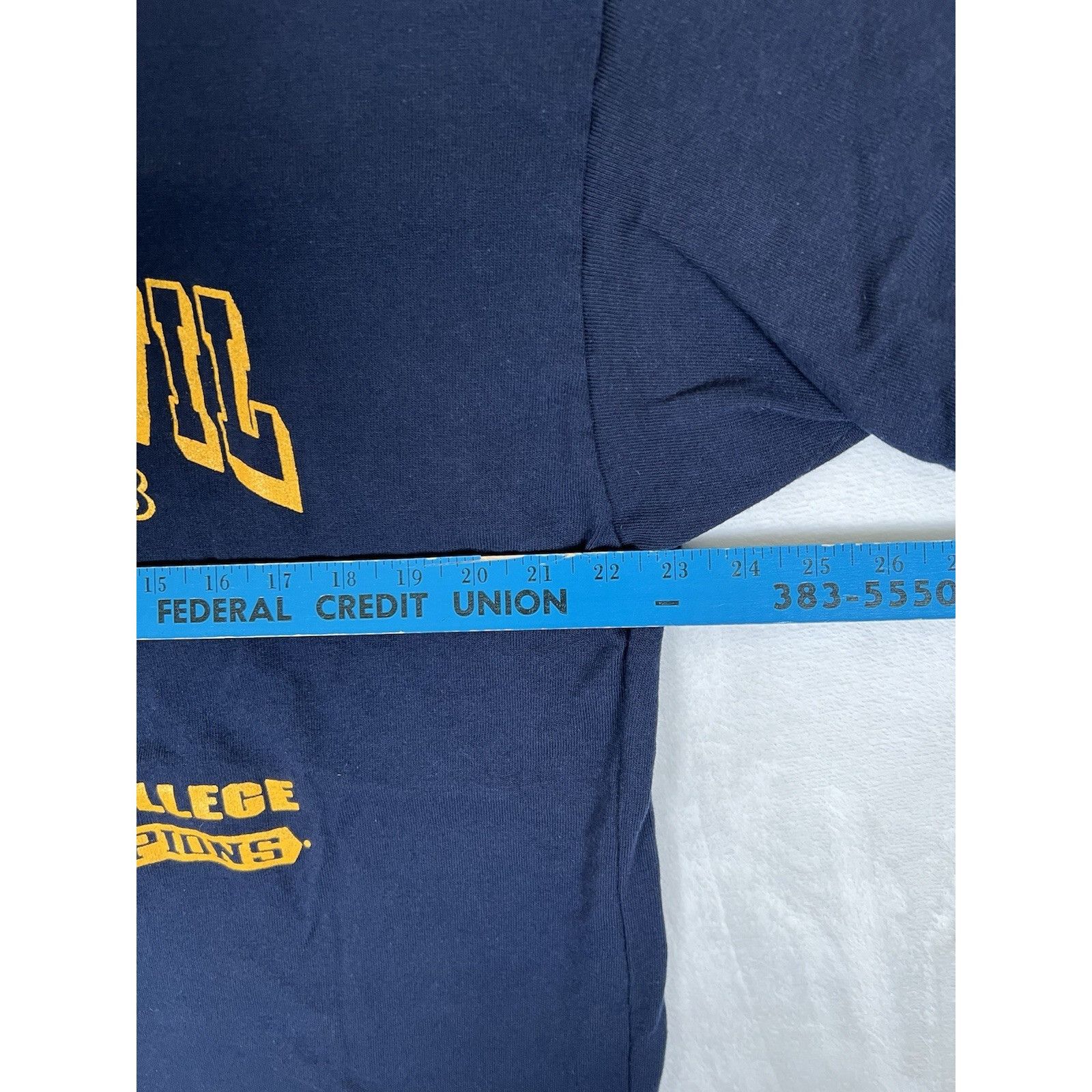 Champion Vintage Merced College Blue Devils Basketball Champions T-Sh Size US XXL / EU 58 / 5 - 5 Thumbnail