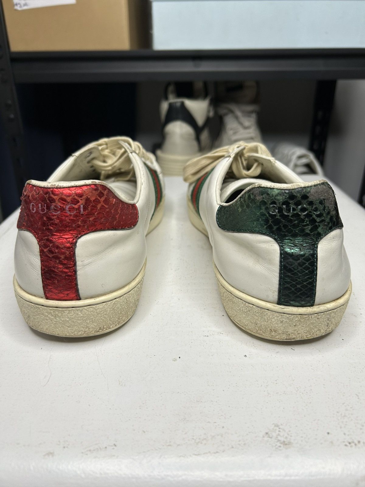 Gucci Gucci Ace Snake Embroidered Men's Shoes Size 43EU / 10US Size US 10 / EU 43 - 3 Thumbnail