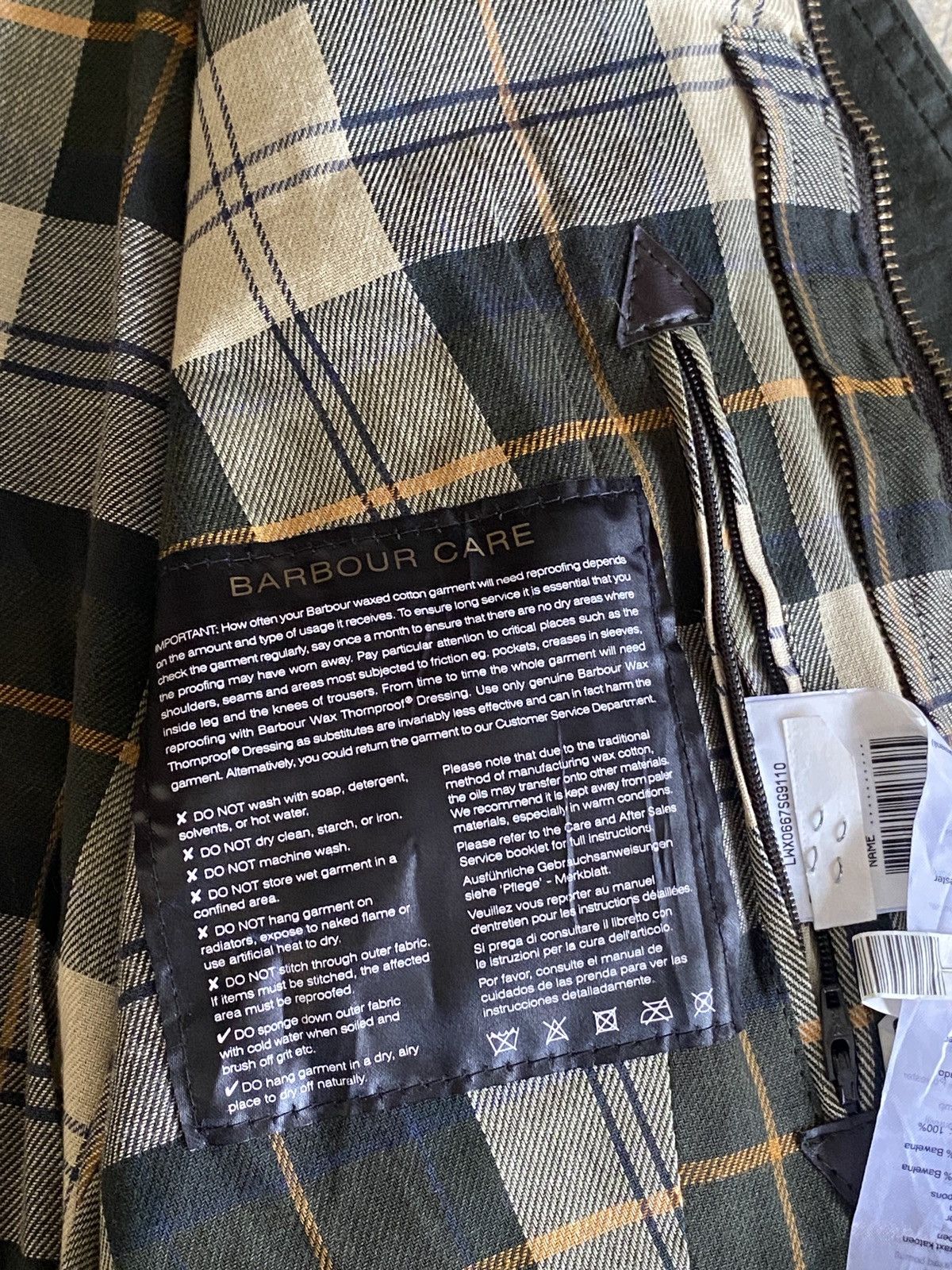 Barbour × Vintage Vintage barbour wax jacket Size US S / EU 44-46 / 1 - 18 Thumbnail