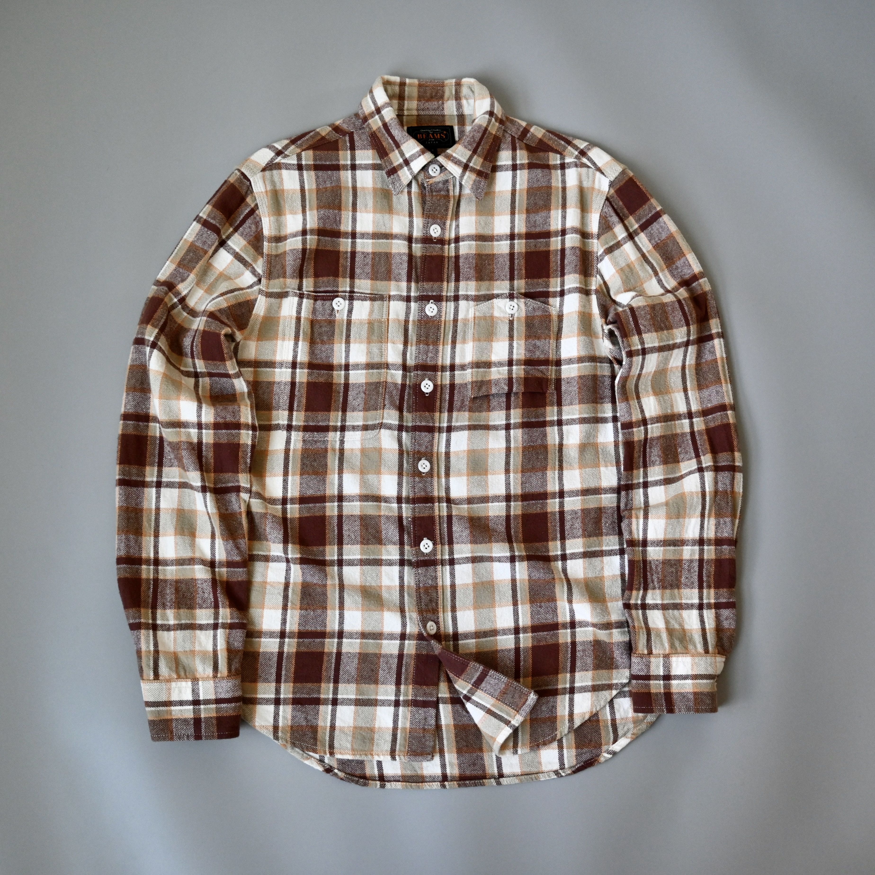 Beams Plus BEAMS PLUS plaid cotton flannel work shirt, S Size US S / EU 44-46 / 1 - 3 Thumbnail