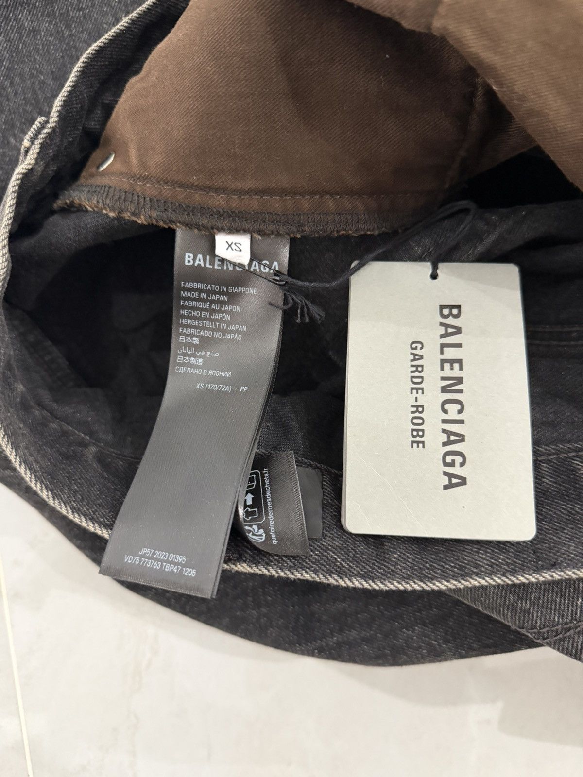 Balenciaga Balenciaga Oversized Baggy Japanese Denim Black Denim Sz.XS Size US 30 / EU 46 - 5 Thumbnail