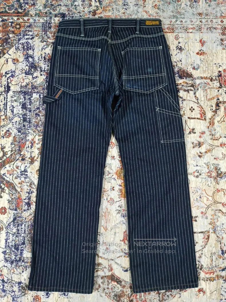 Iron Heart Iron Heart Striped Denim Work Pants . Size US 31 - 4 Thumbnail