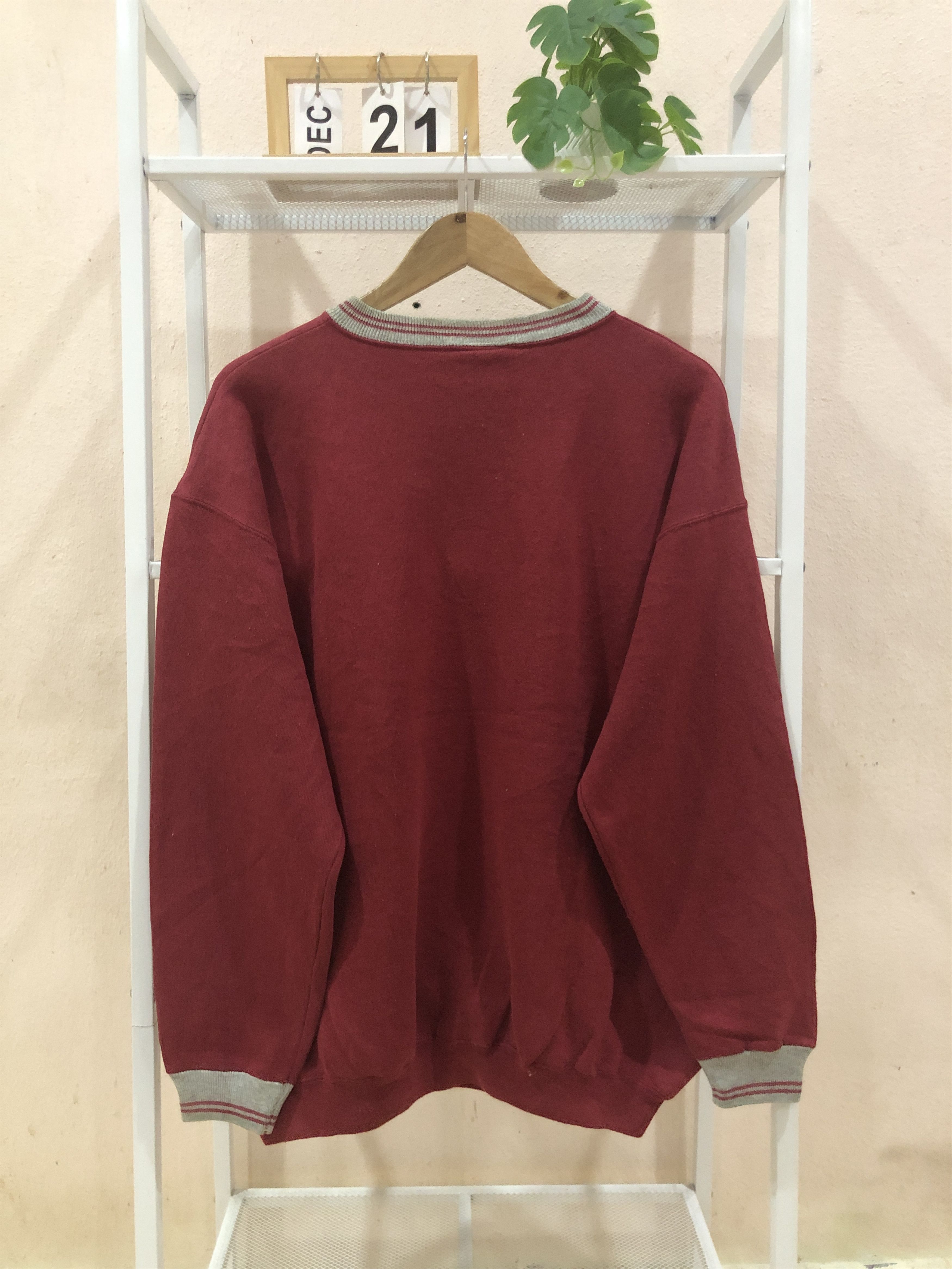 Vintage Vintage 80s Discus Athletic Ringer Sweatshirts Crewneck Size US L / EU 52-54 / 3 - 2 Thumbnail