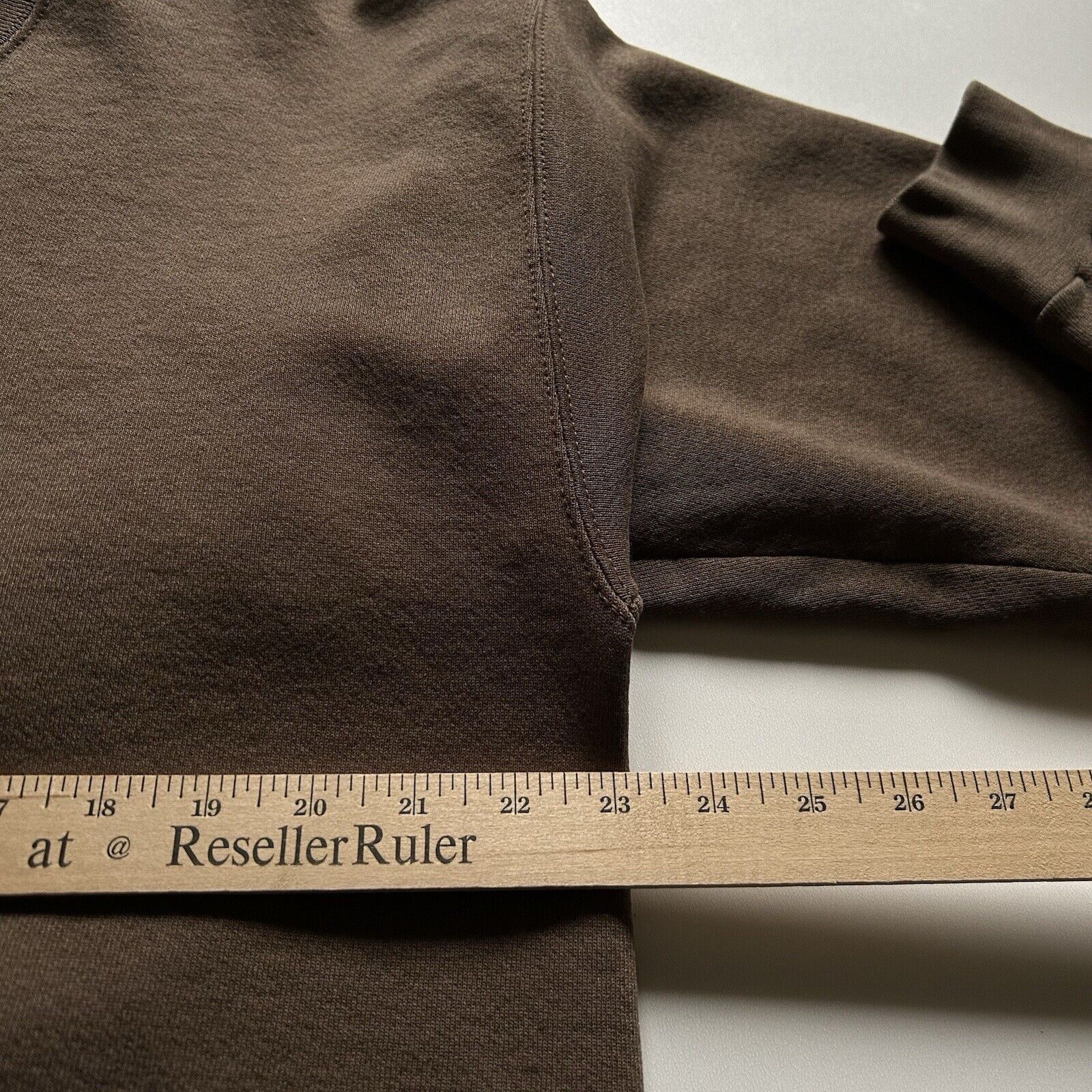 Vintage Vintage Sun Faded Brown Blank Basic Crewneck Sweatshirt XL Size US XL / EU 56 / 4 - 3 Thumbnail