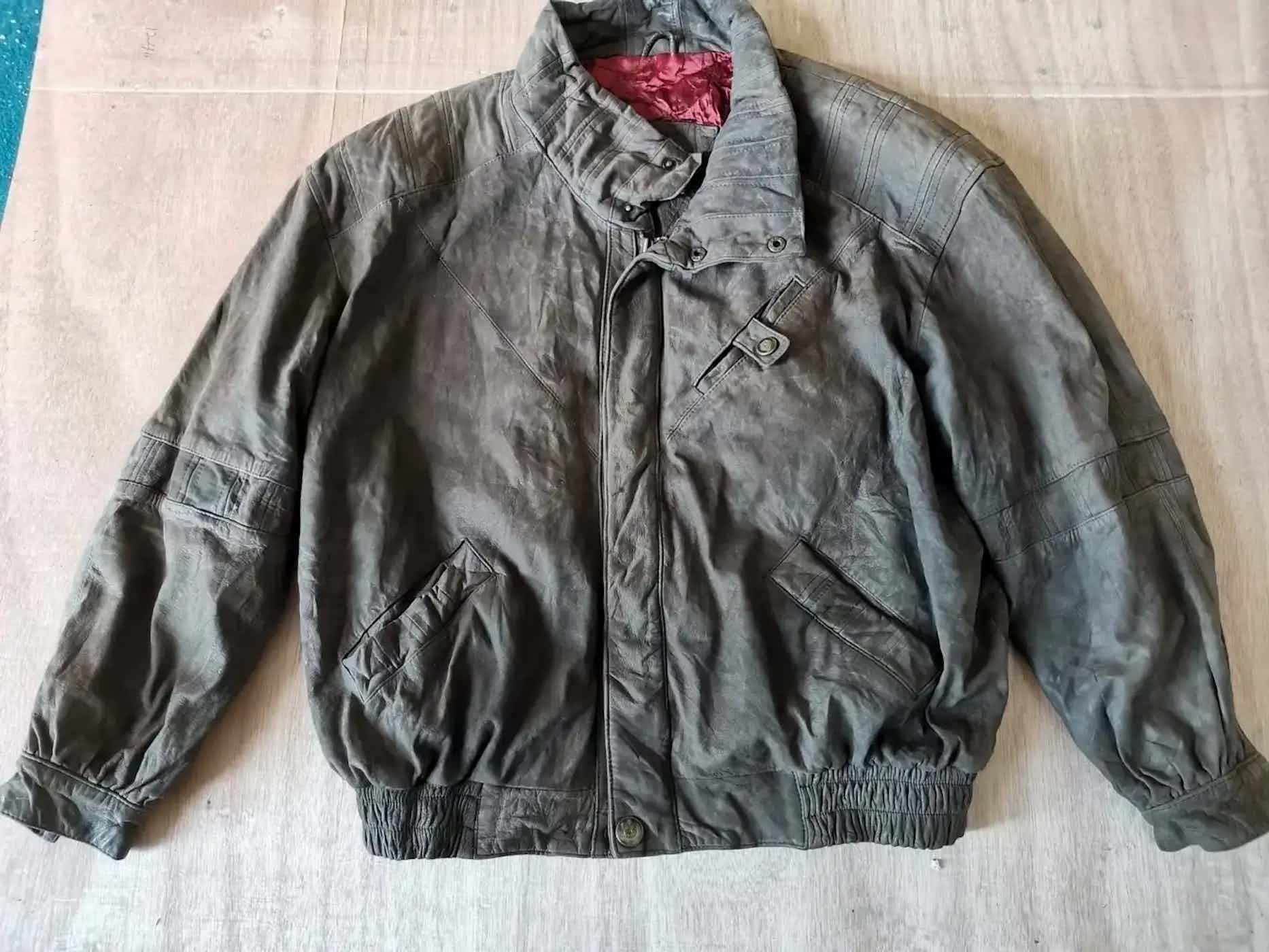 Vintage Vintage Via Nuova Leather Jacket Size US XXL / EU 58 / 5 - 1 Thumbnail