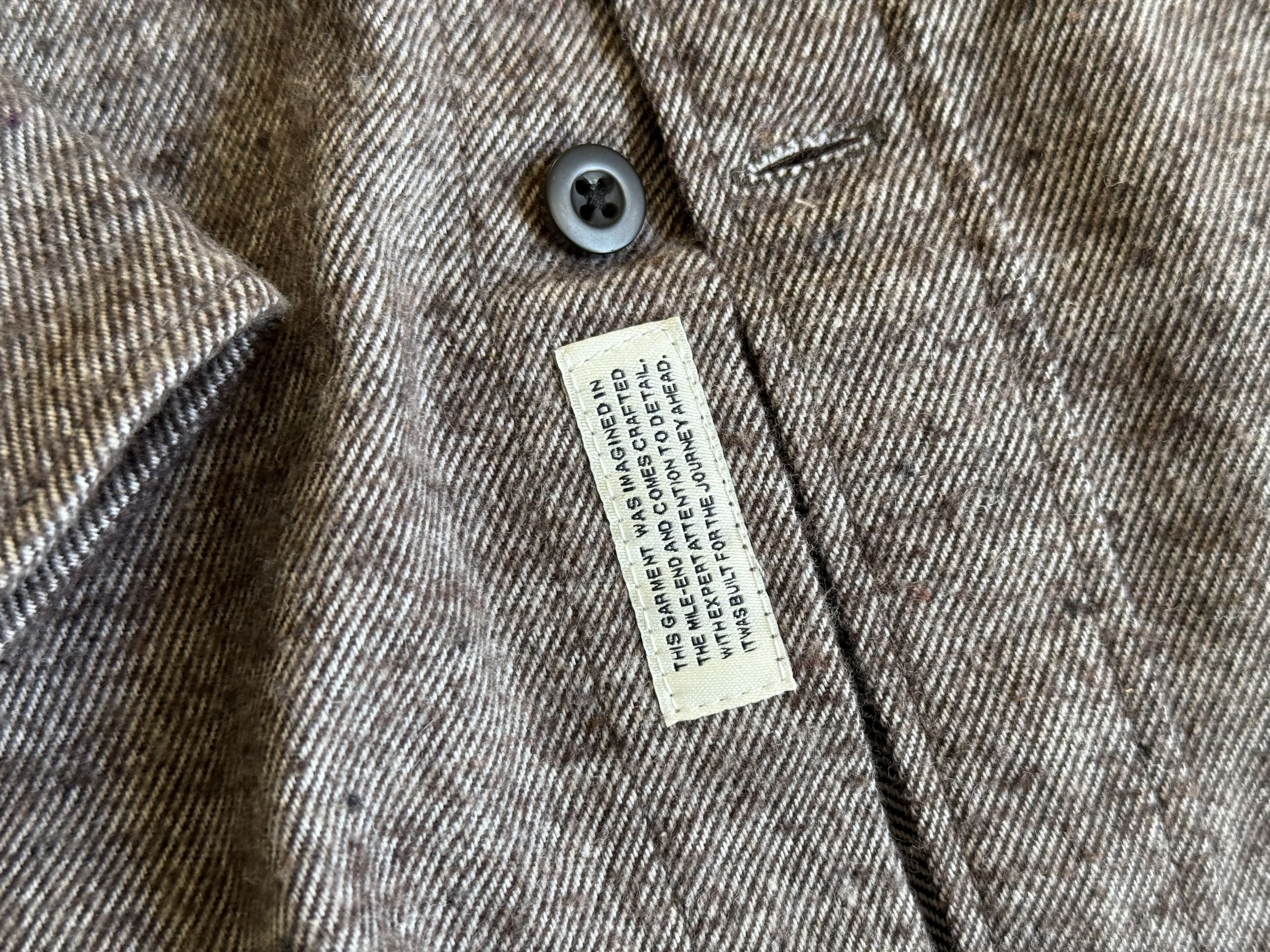 Frank & Oak speckled button up shirt slim fit medium $89.50