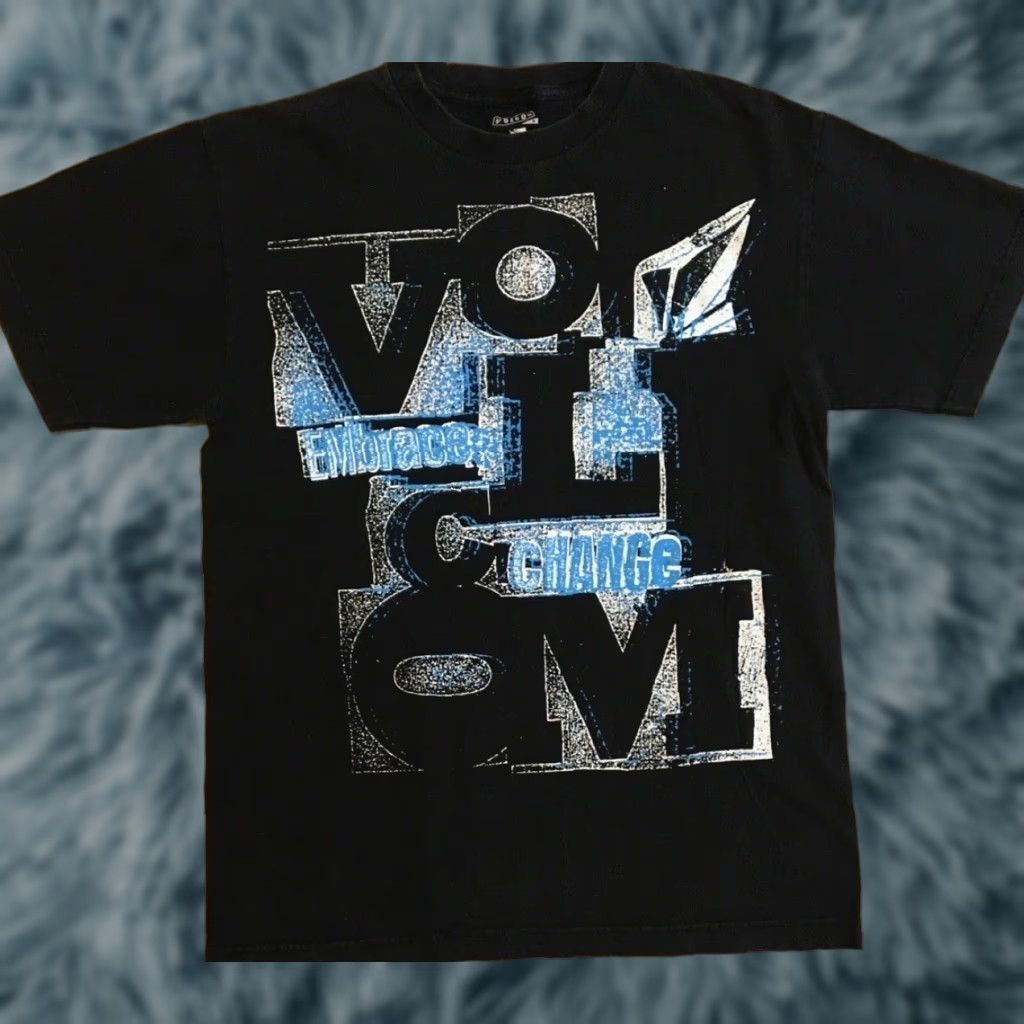 Quiksilver VINTAGE Volcom T-Shirt Mens M Black 90s Grunge Beach Surf Boardriding Quiksilver Ocean Pacific Hurley Billabong USA Y2K Style Graphic Tee Size US M / EU 48-50 / 2 - 1 Thumbnail