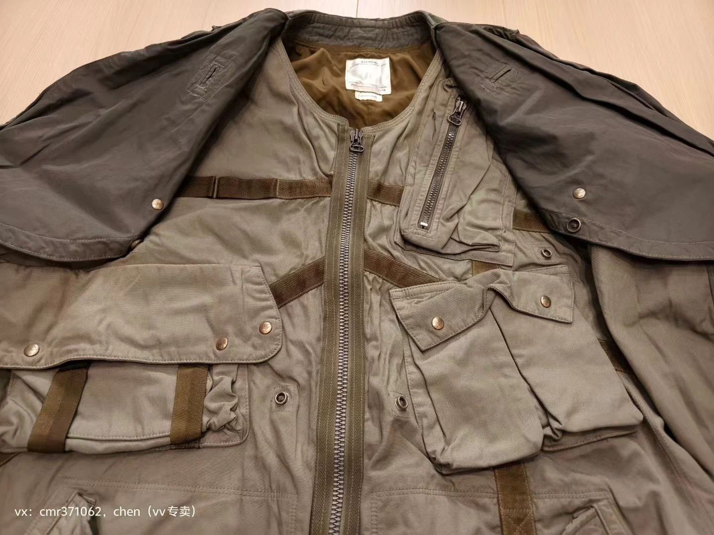 Visvim VISVIM Paratrooper Tadpole Olive2 2/3 Oversized Mud-Dyed Size US M / EU 48-50 / 2 - 5 Thumbnail