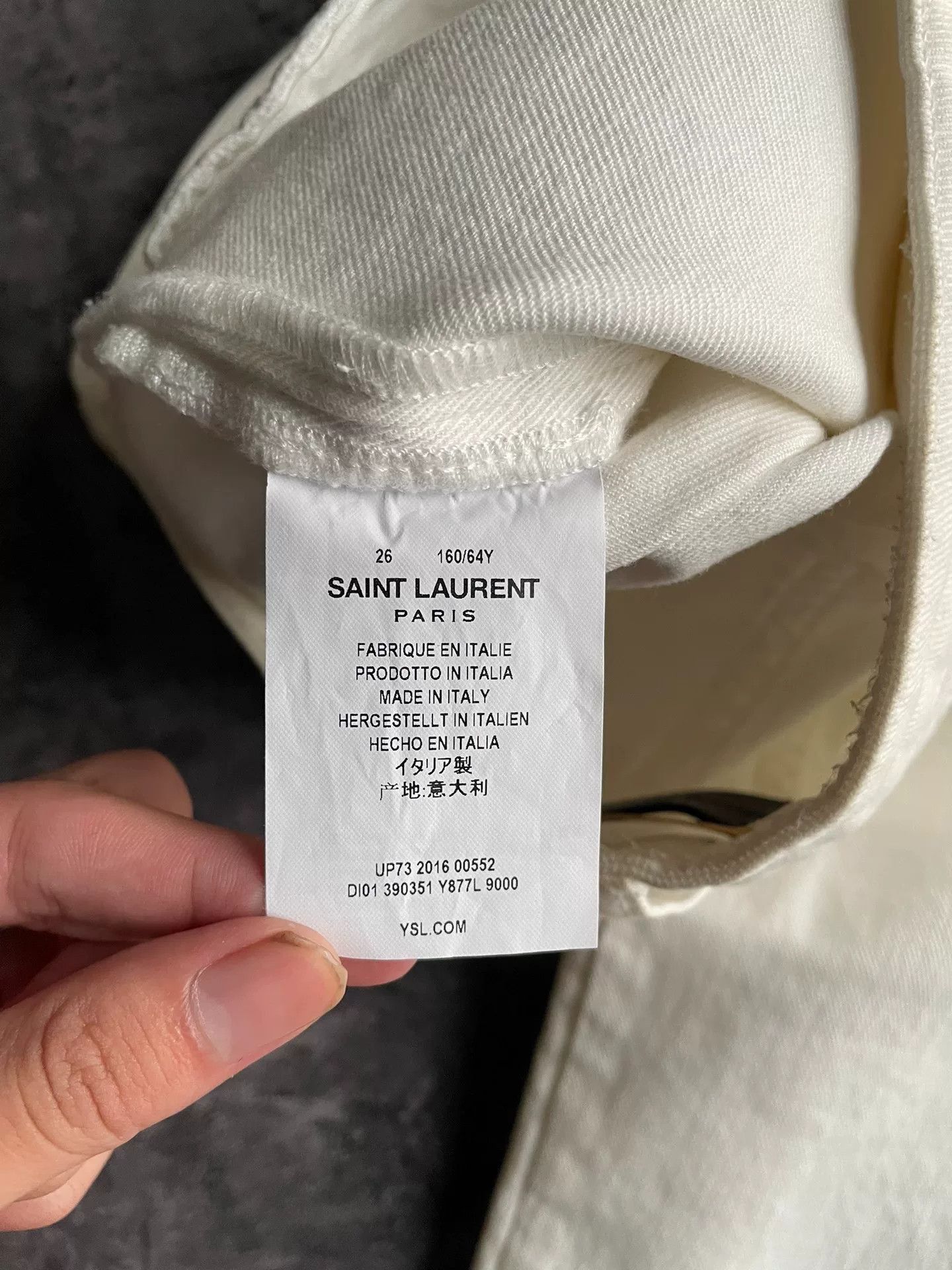 Other saint laurent white basic skinny pants. Size US 26 / EU 42 - 4 Thumbnail