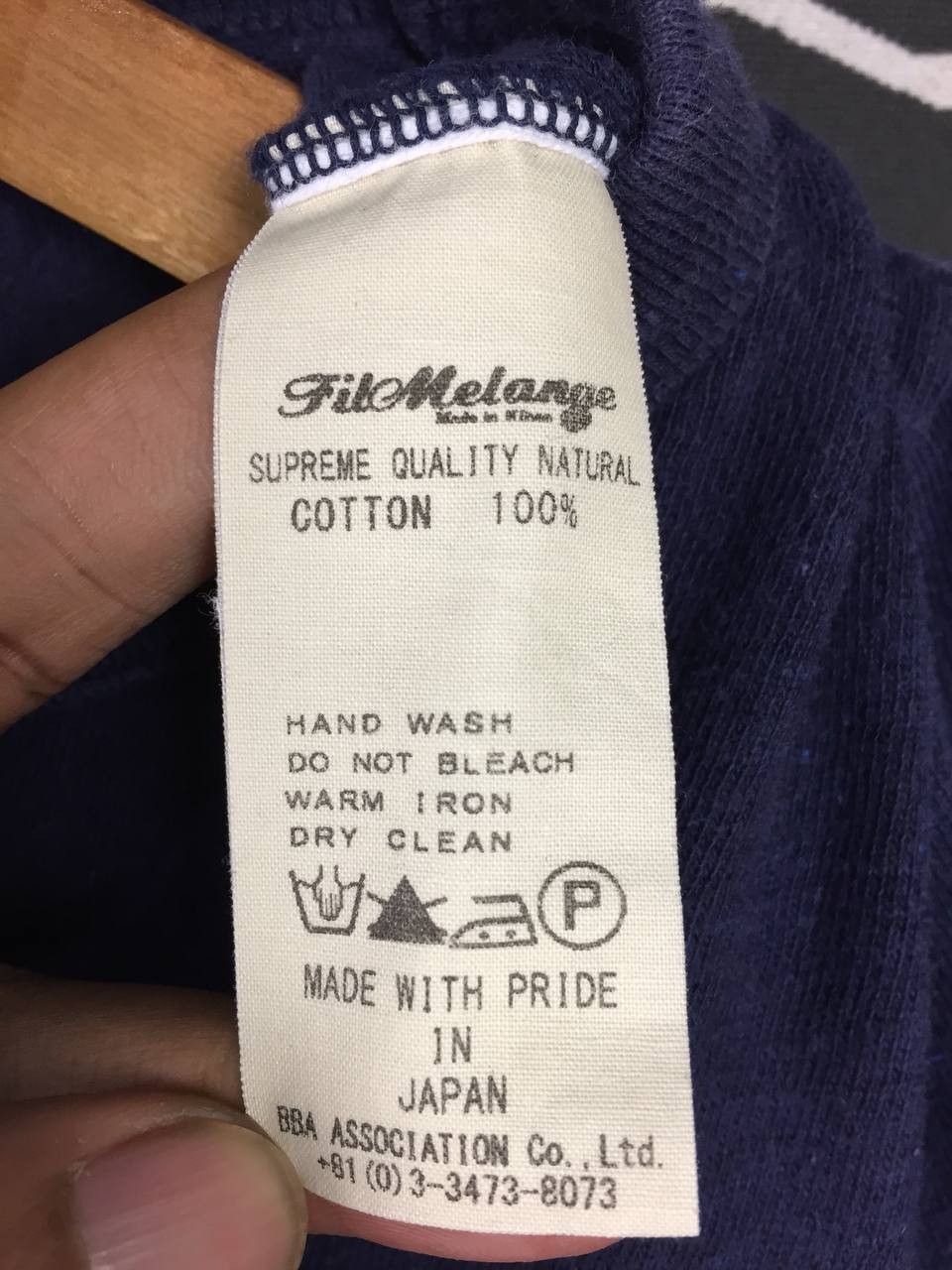 FilMelange FilMelange Made in Japan Casual Single Pocket Boxy Fit Tee Size US L / EU 52-54 / 3 - 9 Thumbnail