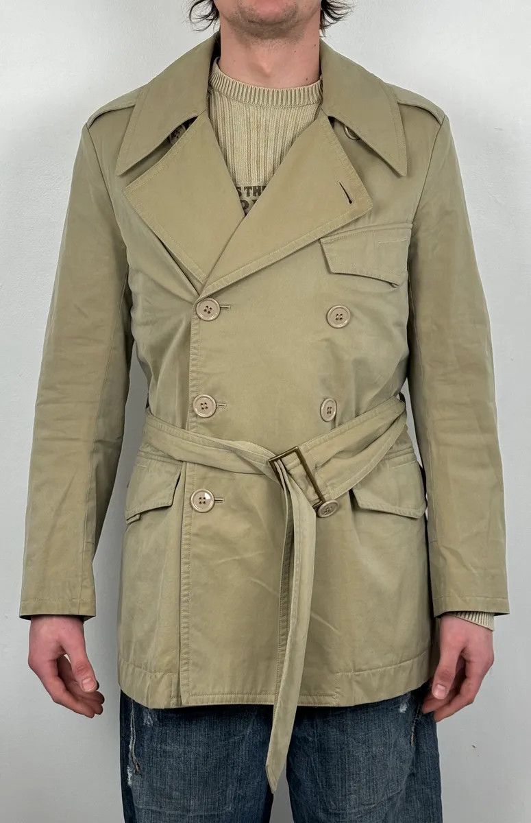 Yves Saint Laurent AW2005 Yves Saint Laurent Beige Belted Trench Coat Size US M / EU 48-50 / 2 - 2 Thumbnail