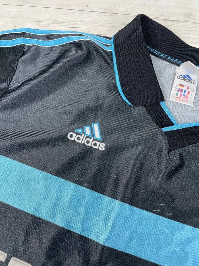 Adidas Adidas Olympique Marseille 1999 2000 Third Shirt Jersey Size US XL / EU 56 / 4 - 5 Thumbnail