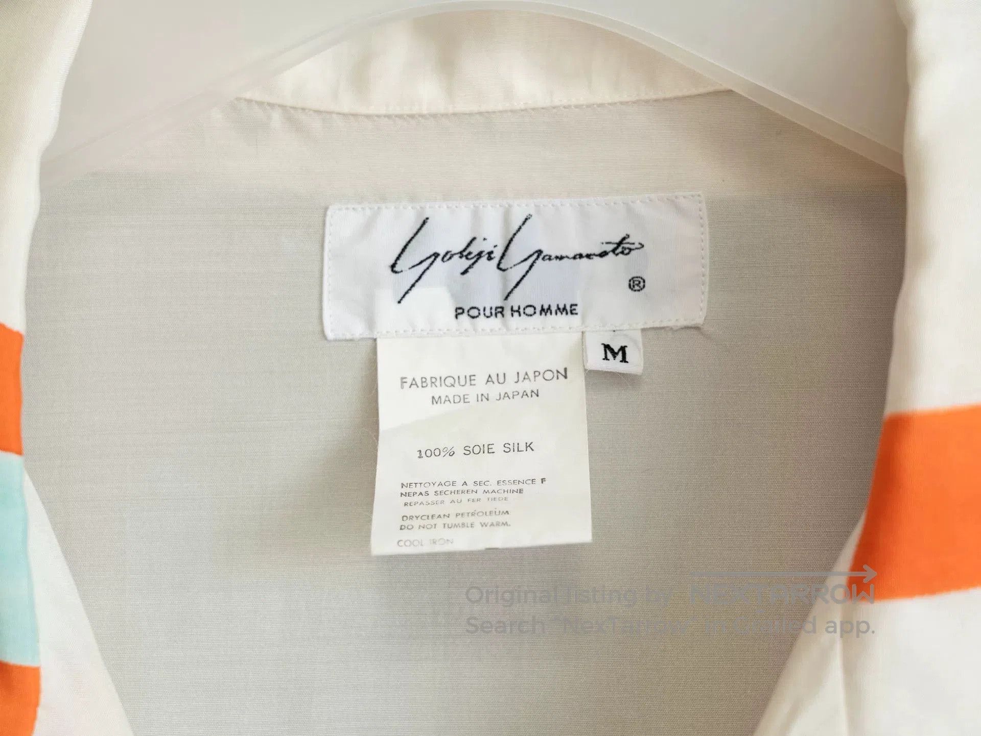 Yohji Yamamoto Yohji Yamamoto 91SS Cuban Collar Silk Shirt. Size US M / EU 48-50 / 2 - 7 Thumbnail