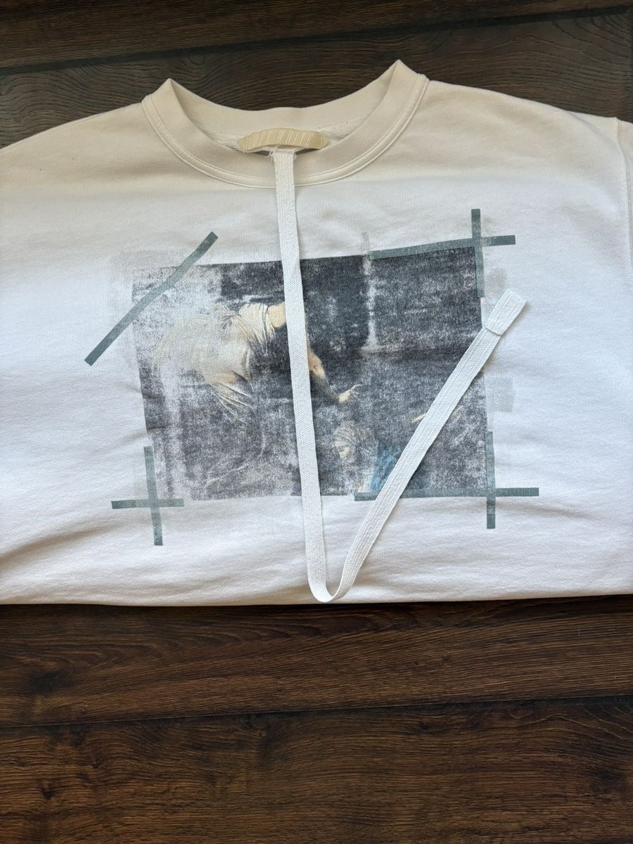 Off-White Off-White Caravaggio “Annunciation” Sweatshirt – White (XL) Size US XL / EU 56 / 4 - 9 Thumbnail