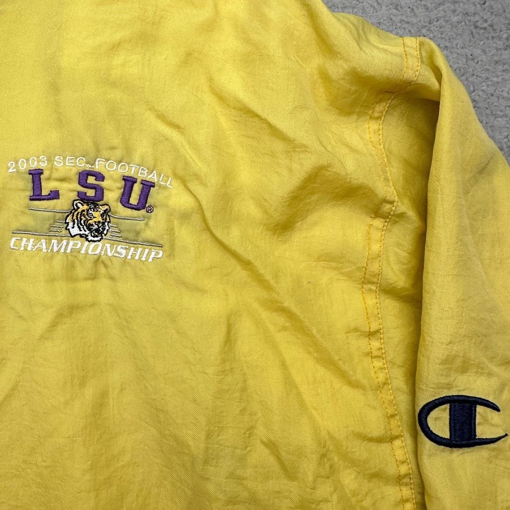 Champion VTG Champion 2003 Football LSU Tigers Windbreaker XXL Size US XXL / EU 58 / 5 - 11 Thumbnail
