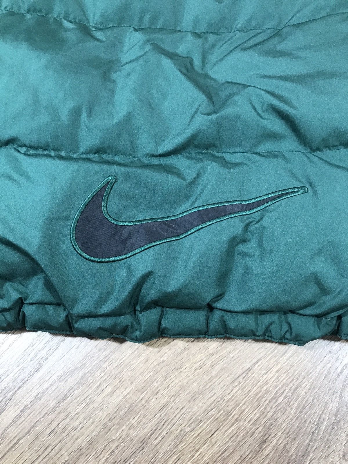 Nike × Vintage Very Rare Vintage Nike Big Swoosh Down Puffer Jacket 90s Size US M / EU 48-50 / 2 - 12 Thumbnail