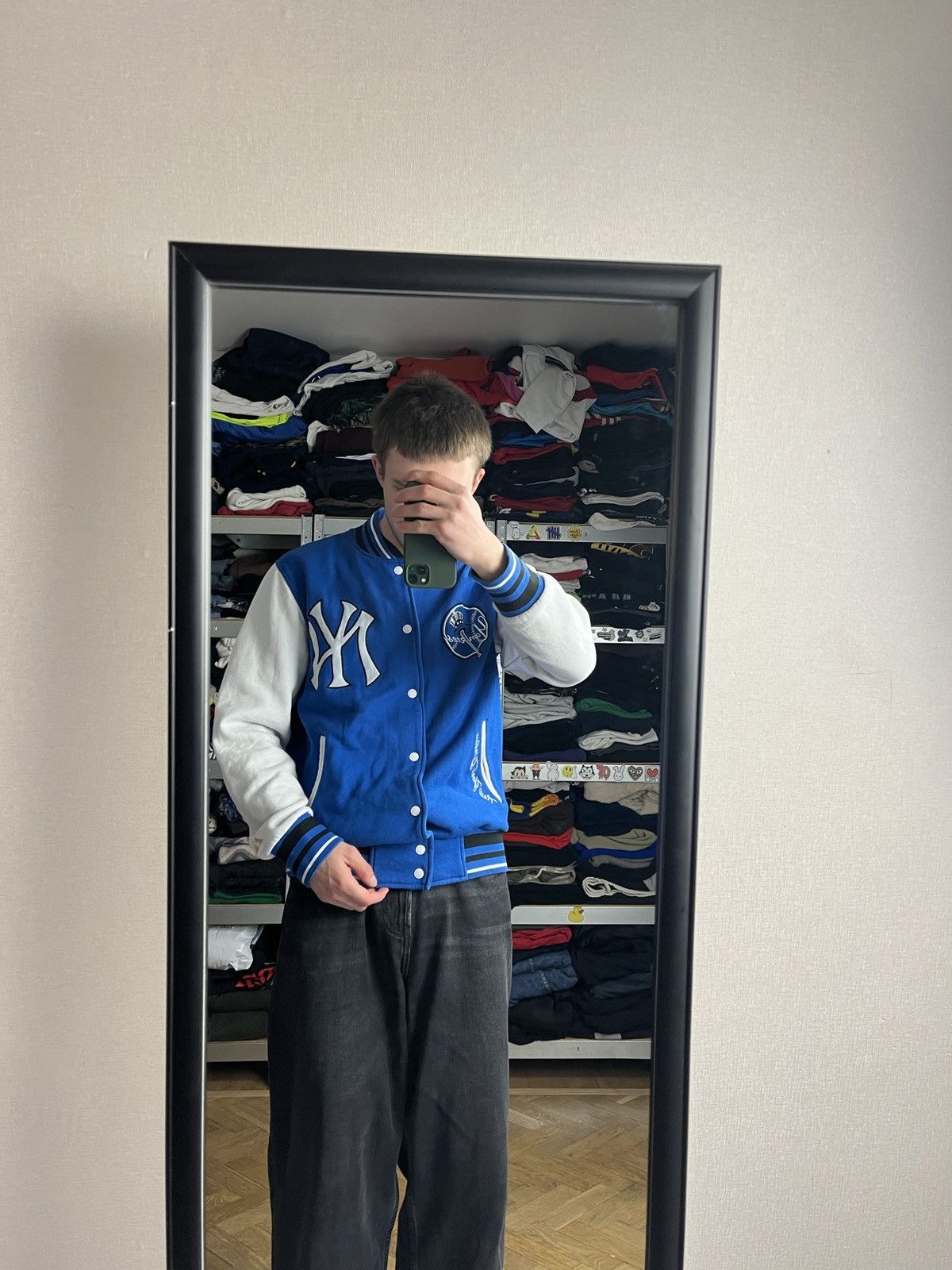 MLB × Majestic × New York Yankees Majestic New York Yankes Bomber Jacket Varsity MLB Rare Hype Size US L / EU 52-54 / 3 - 3 Thumbnail