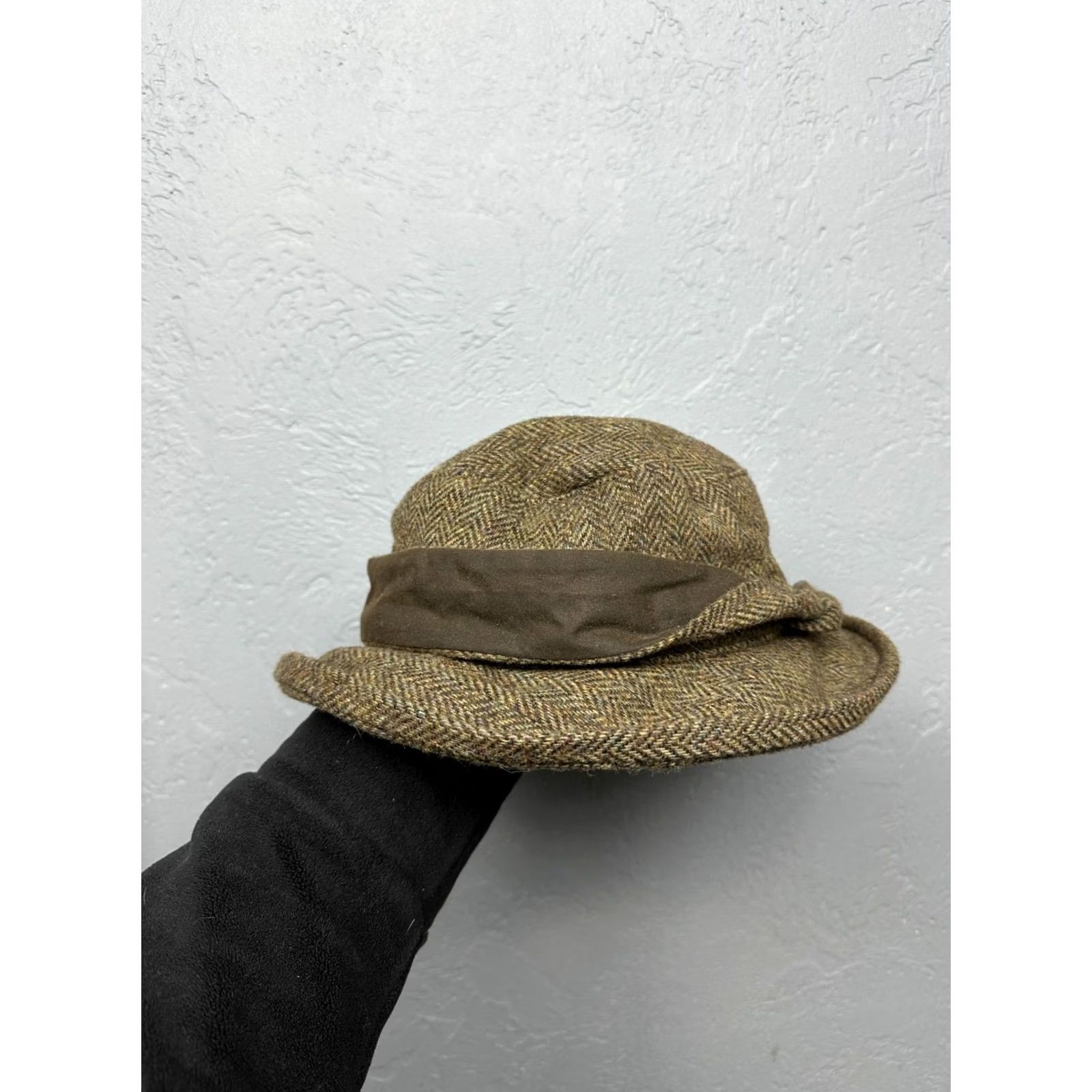 Barbour Barbour Mens Wool Tweed Bucket Hat Cap M Size ONE SIZE - 4 Thumbnail