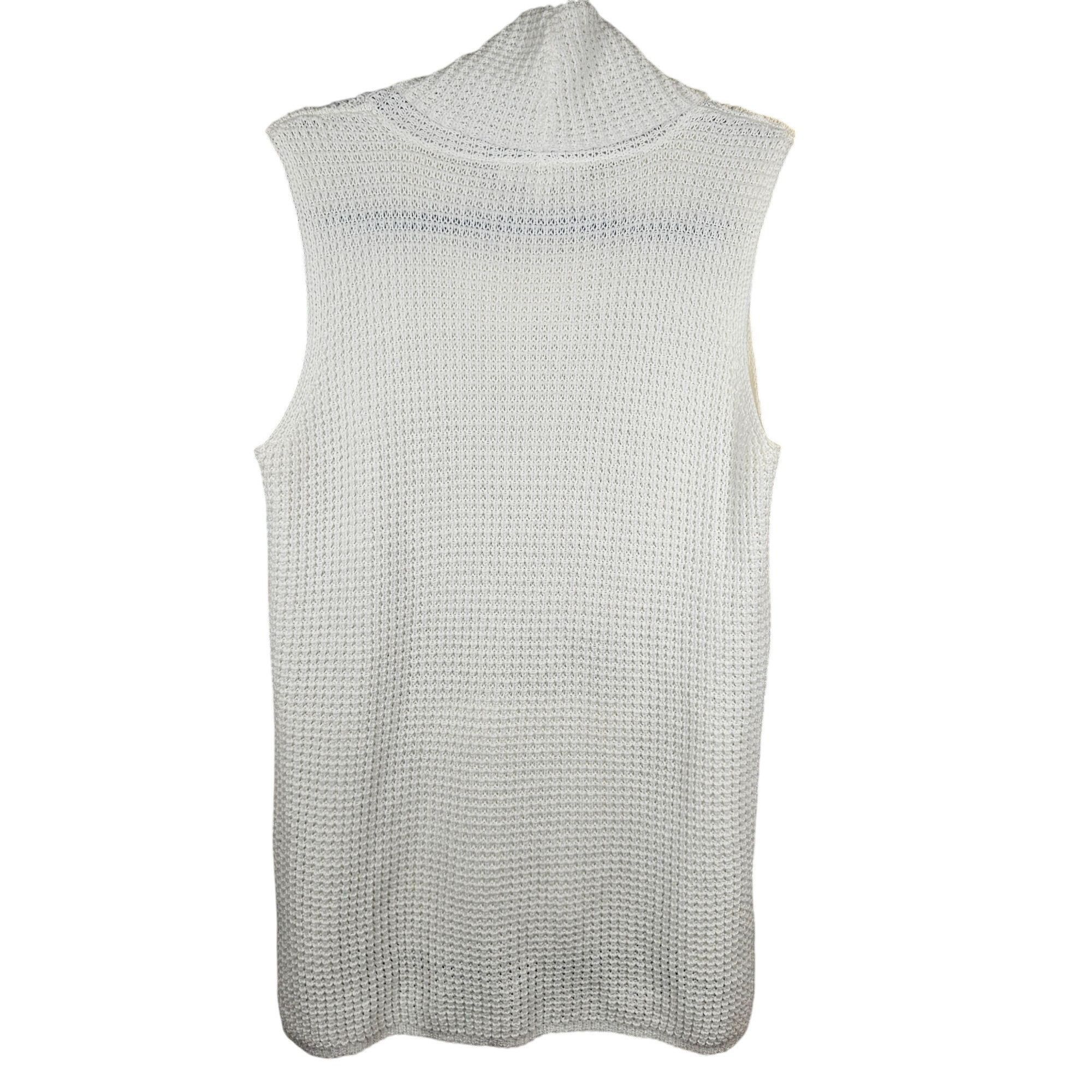 Vince Camuto Vince Camuto Sleeveless Sweater Women’s S Cream Knit Cowl Ne Size S / US 4 / IT 40 - 5 Thumbnail
