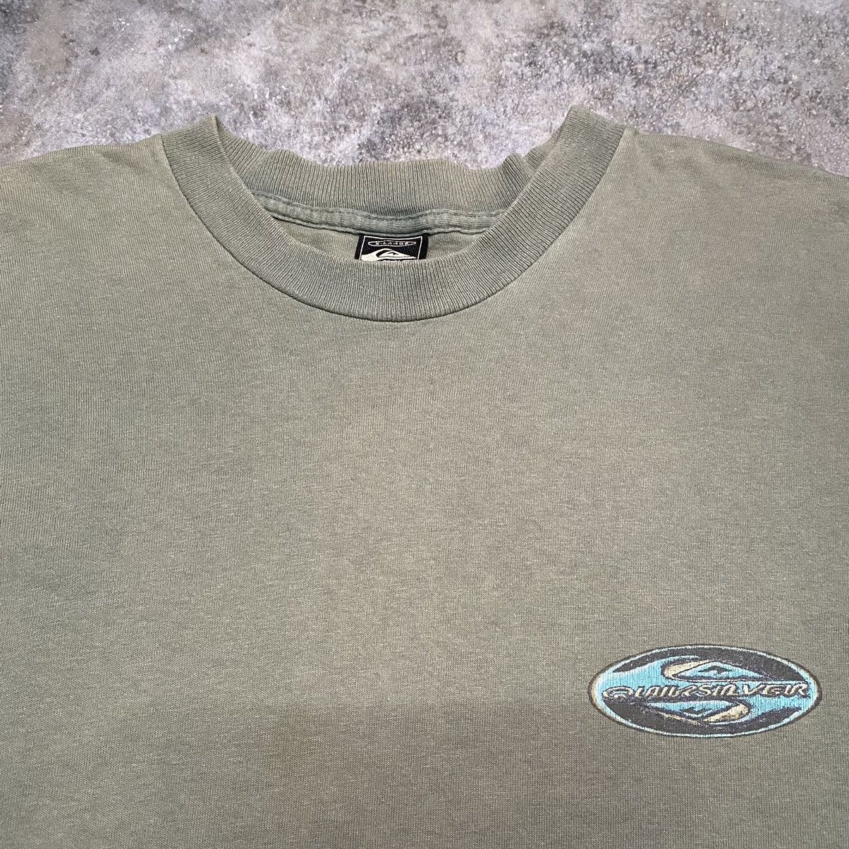 Quiksilver × Vintage 🔥RARE🔥 VINTAGE 90’s QUIKSILVER BIG LOGO LONGSLEEVE T SHIRT Size US XL / EU 56 / 4 - 3 Thumbnail
