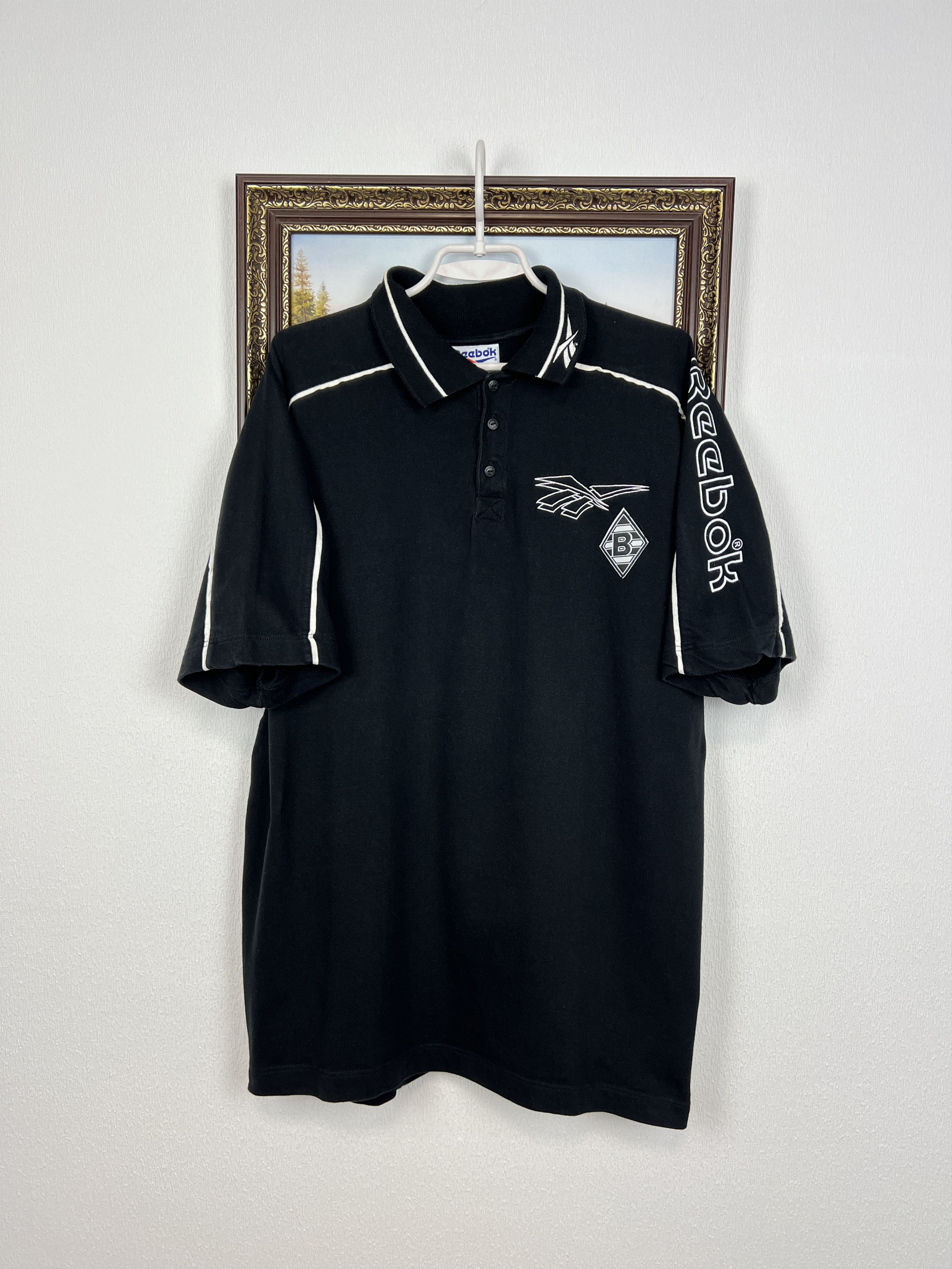 Reebok Vintage Borussia Monchengladbach Football Polo Tee Shirt Size US XXL / EU 58 / 5 - 1 Thumbnail