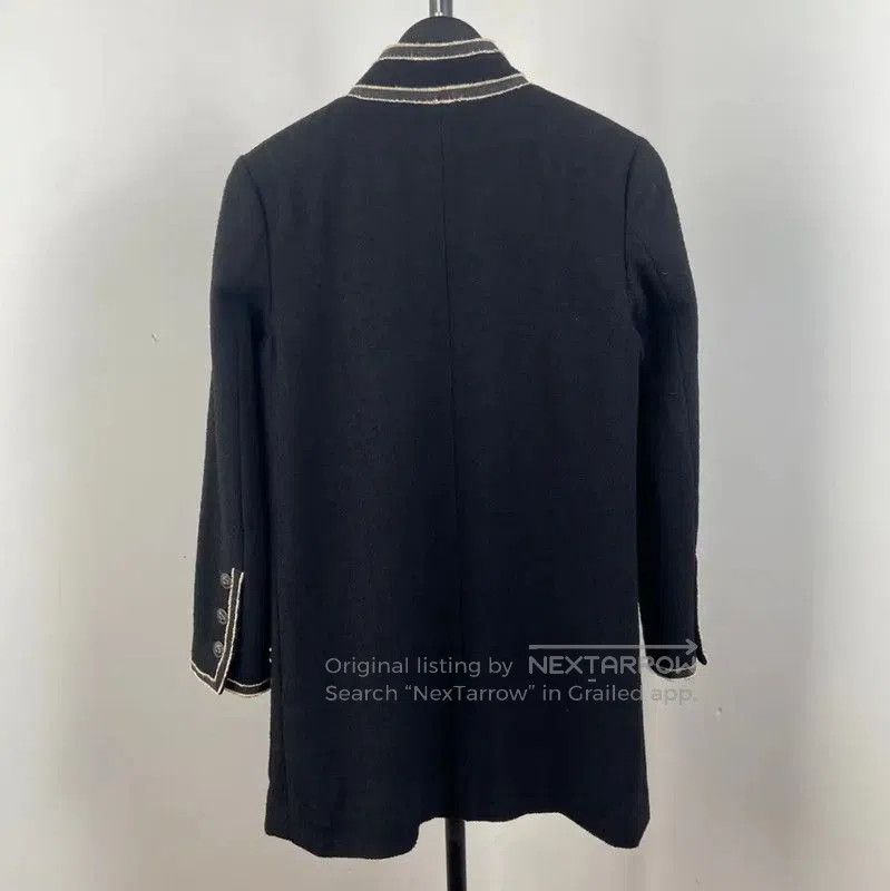 Chanel Chanel Black Cotton Mid-Length Coat for Women . Size XS / US 0-2 / IT 36-38 - 2 Thumbnail